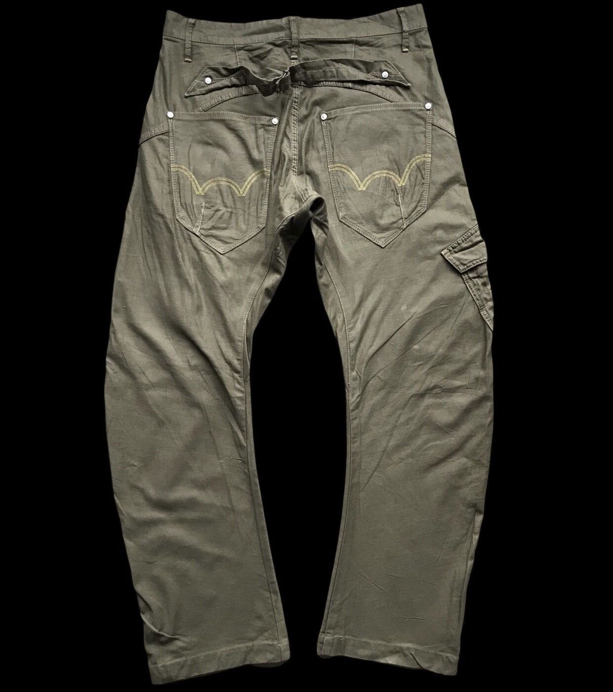 Edwin CP58 EDWIN Twisted Leg Cinch Back JLeg Cargo Pant Size US 29 - 1 Thumbnail