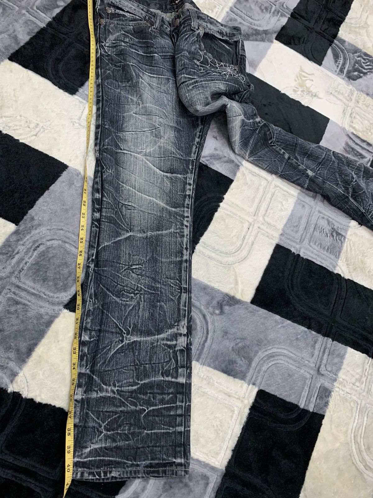 Hysteric Glamour Size 33: Vintage Jeans Double focus Gothic avant garde Size US 33 - 9 Thumbnail