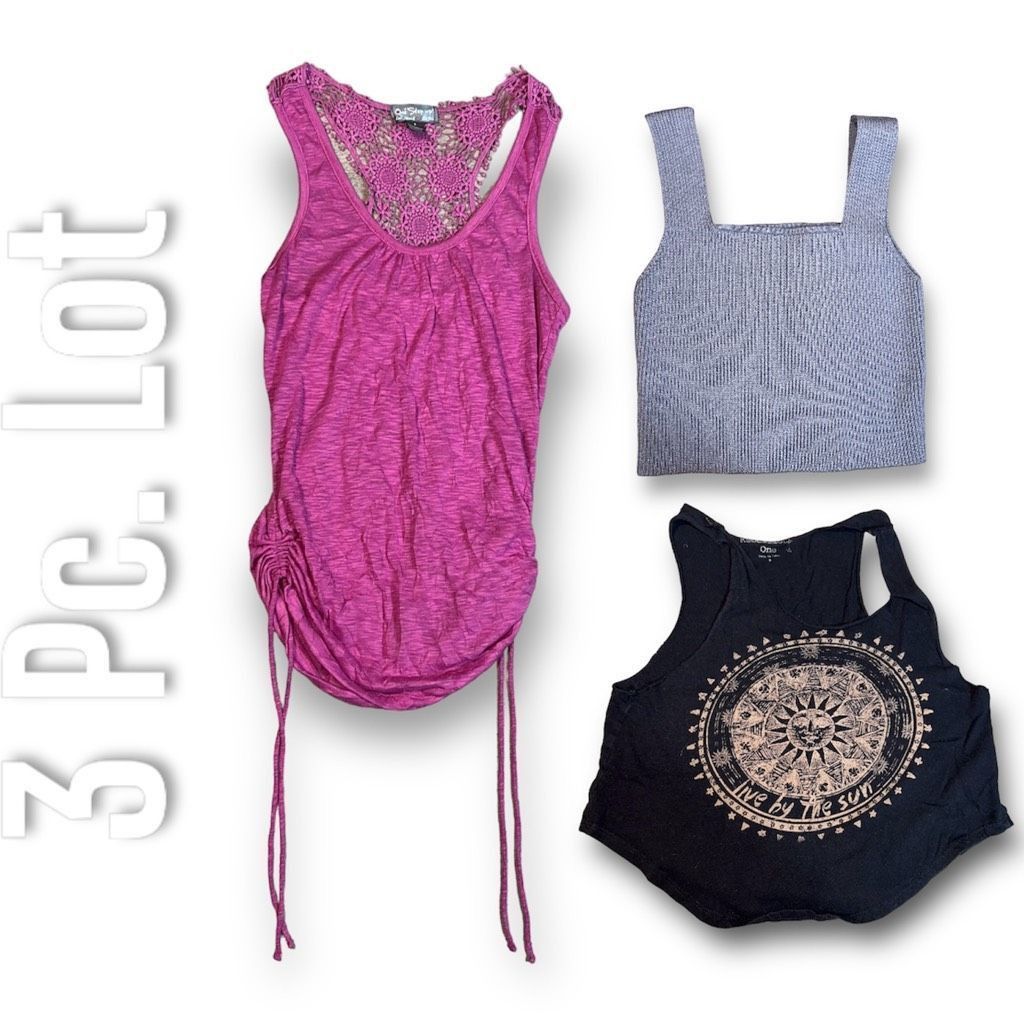 Shein One Step Up, Rebellious One, Shein Tank Tops, Crop Top, Tie Up Tank, Size Small Size S / US 4 / IT 40 - 1 Thumbnail