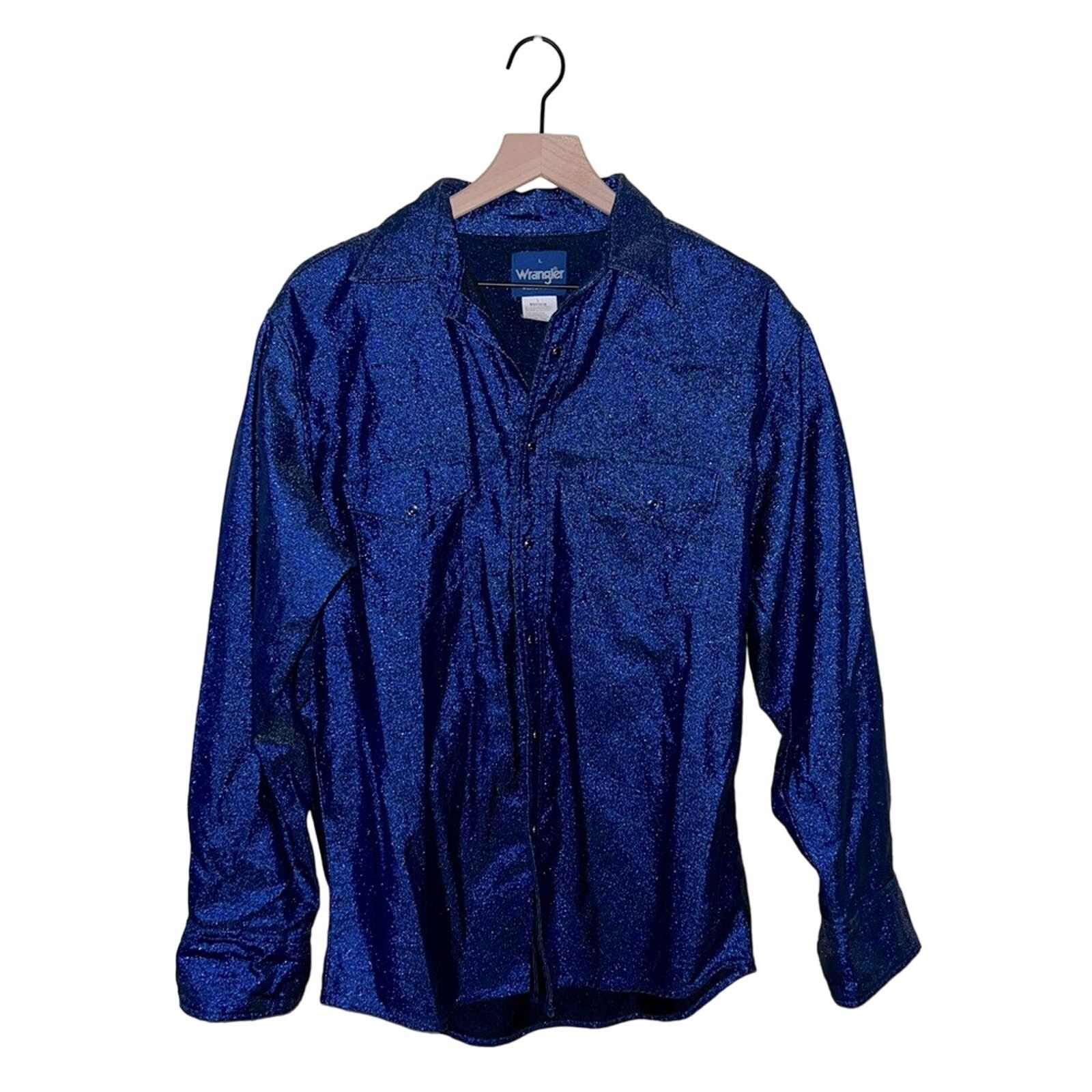 Wrangler VTNG WRANGLER 80s unique pearl snap shirt L Size US L / EU 52-54 / 3 - 1 Thumbnail