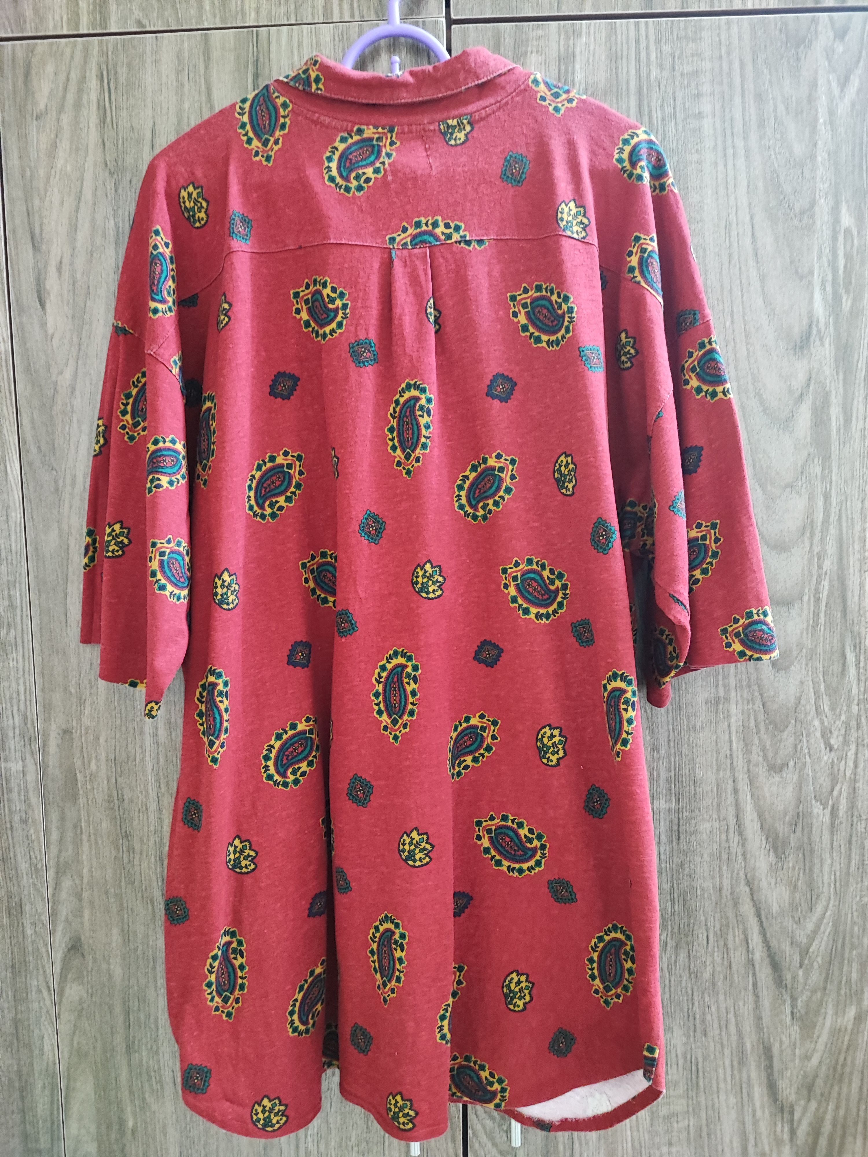 Gap Vintage 90's Gap Paisley Design short sleeve Shirt Size US XL / EU 56 / 4 - 2 Thumbnail