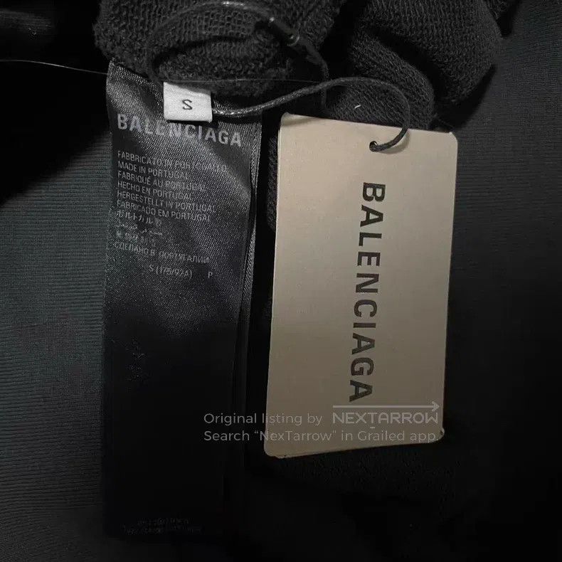 Balenciaga Balenciaga Muddy Stain Washed Hooded Zip-Up Sweatshirt Jac Size US S / EU 44-46 / 1 - 4 Thumbnail