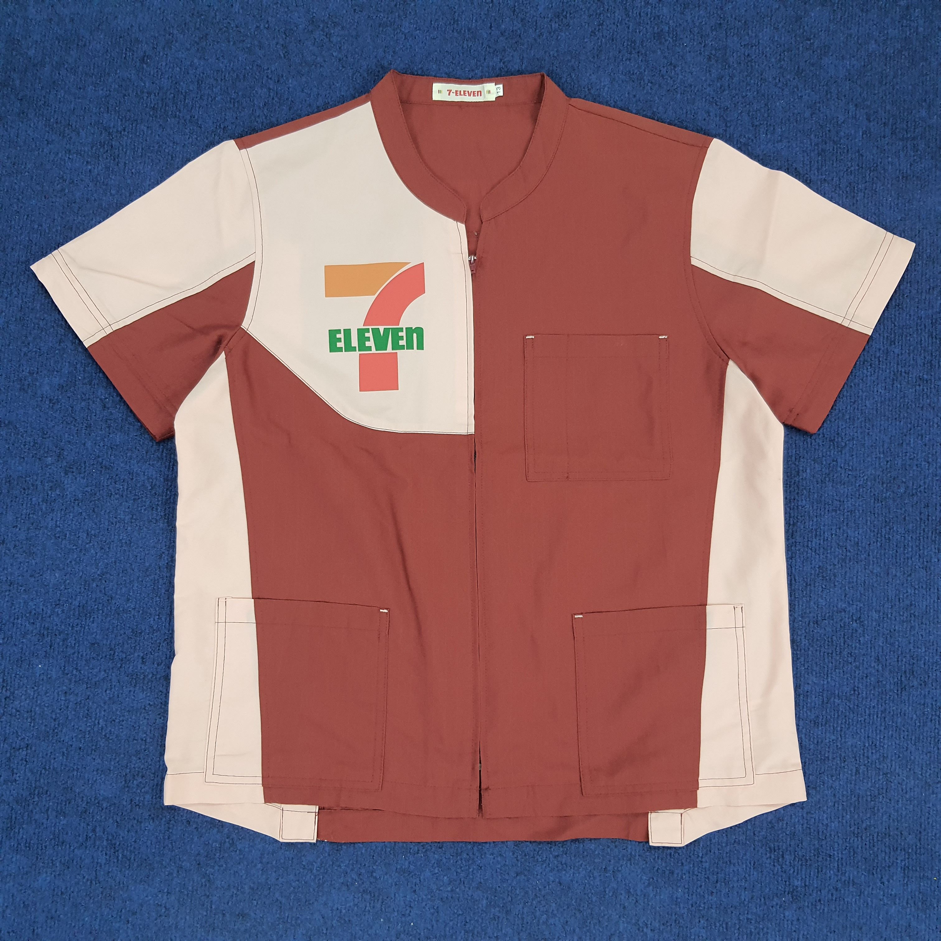 Japanese Brand × Vintage Vintage 7 Eleven Japanese Brand Staff Uniform Jacket Size US M / EU 48-50 / 2 - 1 Thumbnail