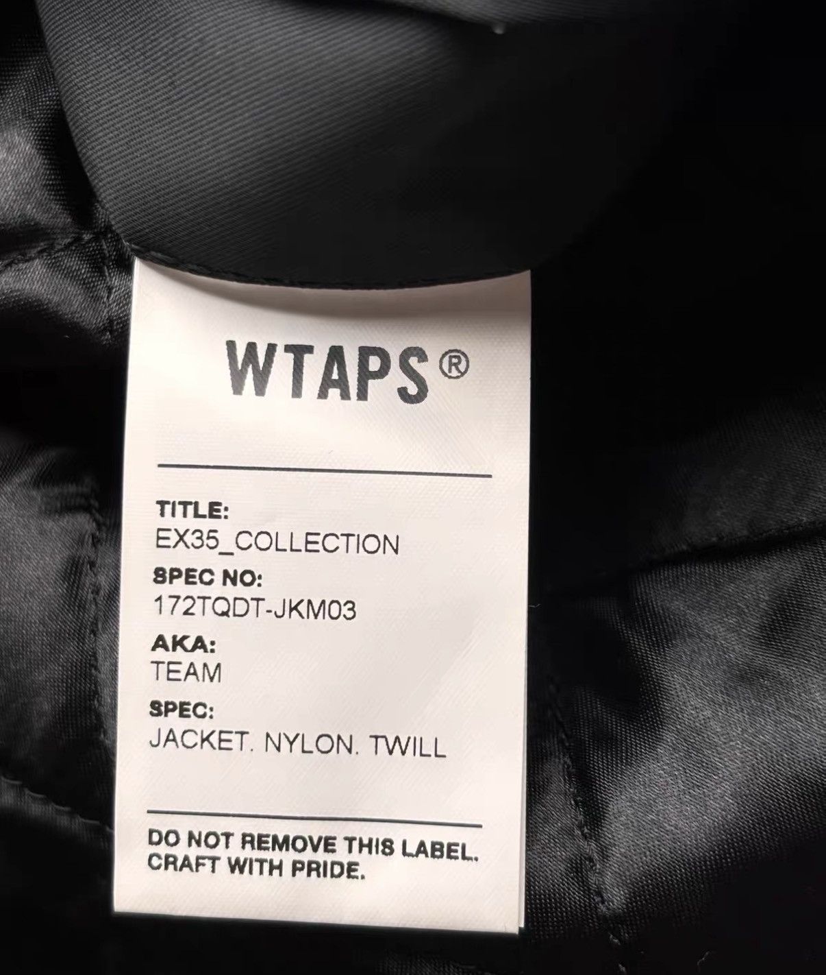 Wtaps WTAPS Double Eagle Cotton Padded Baseball Jacket J2 Size US M / EU 48-50 / 2 - 7 Thumbnail