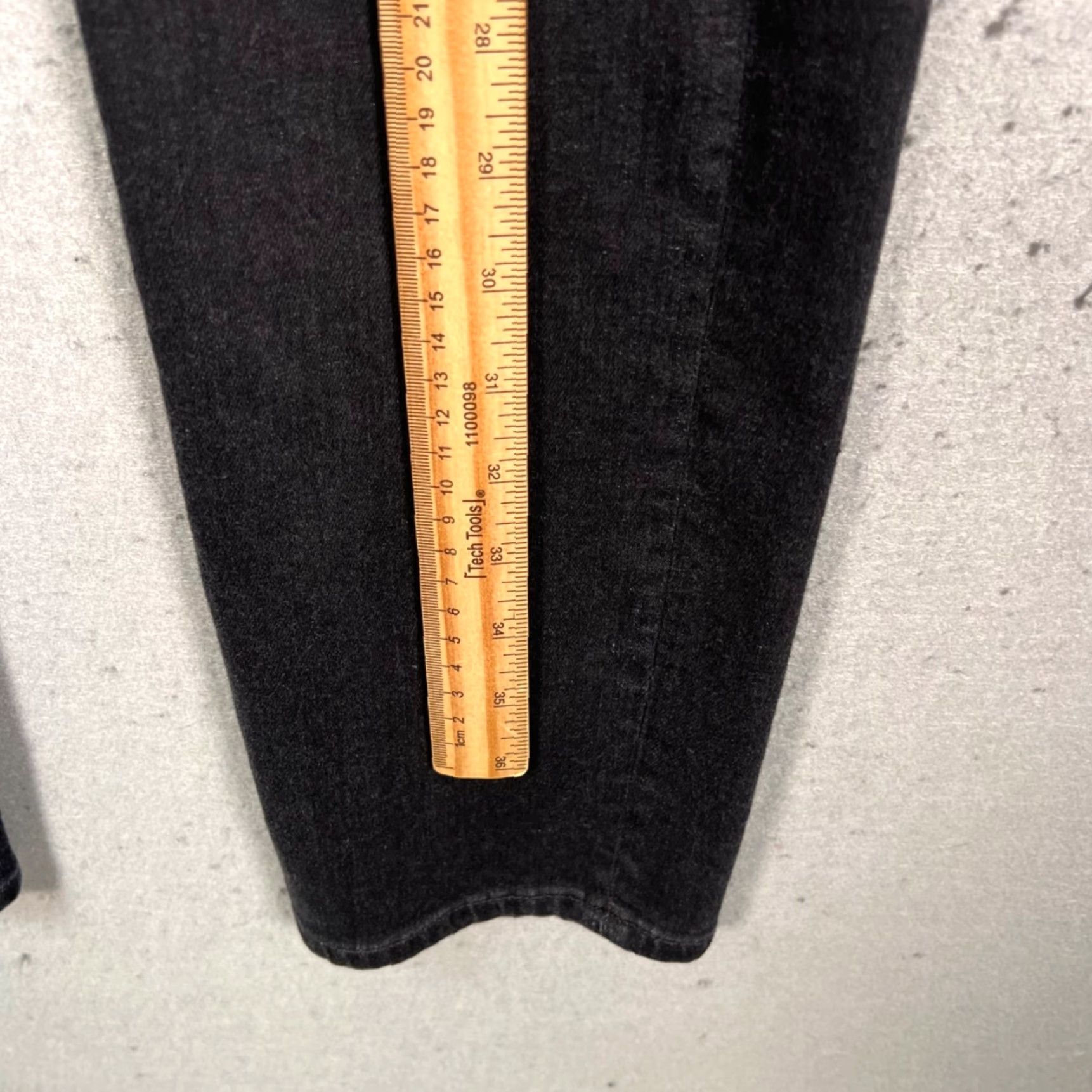 3x1 3x1 NYC Womens Jeans 29 Black Skinny High Rise Stretch Denim Made in USA 5-Pocket Stylе Clothing Women Adult Size 29" - 7 Thumbnail