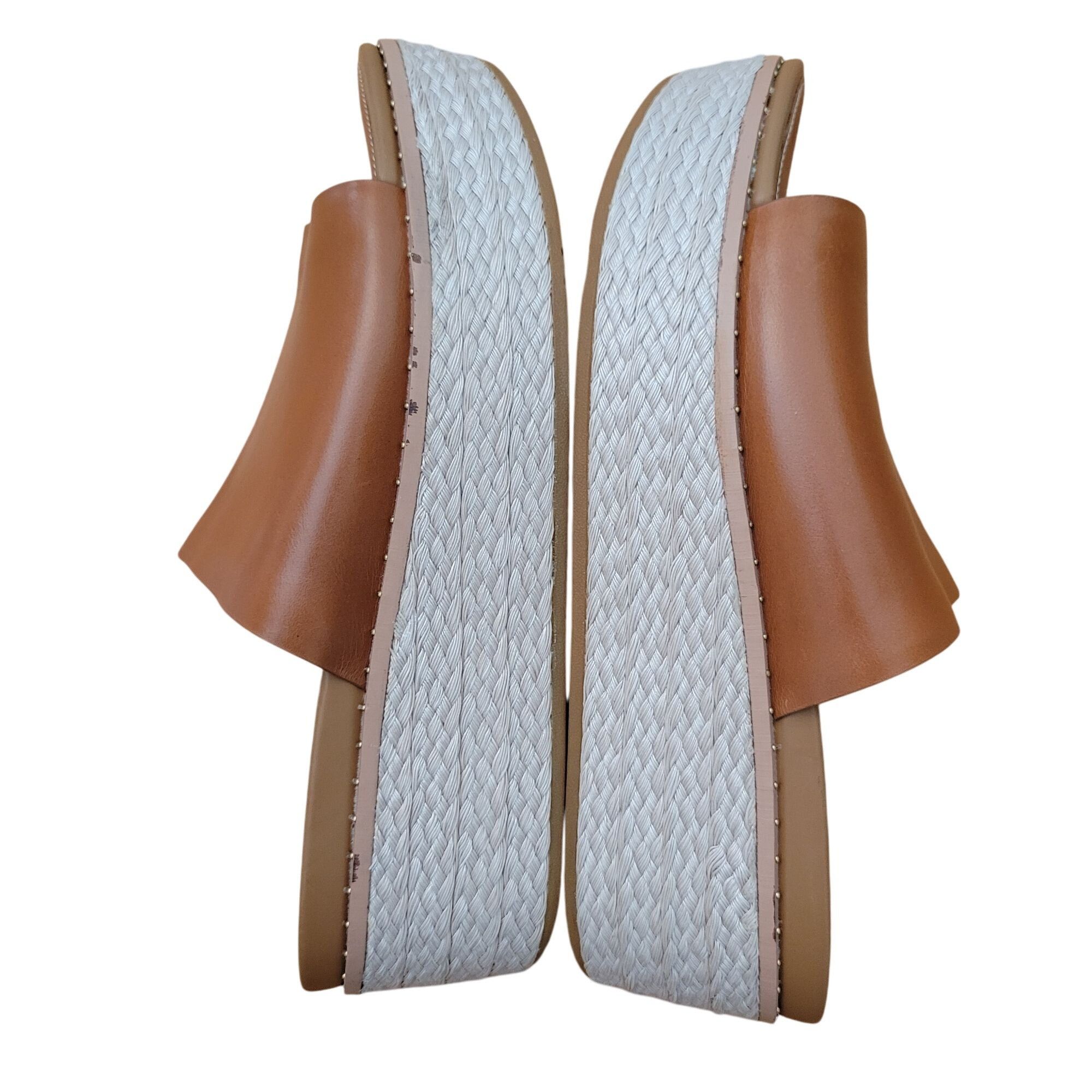 Other Fitflop 11 ELOISE Espadrille Tan Platform Slide Sandals Micr Size US 11 / IT 41 - 9 Thumbnail