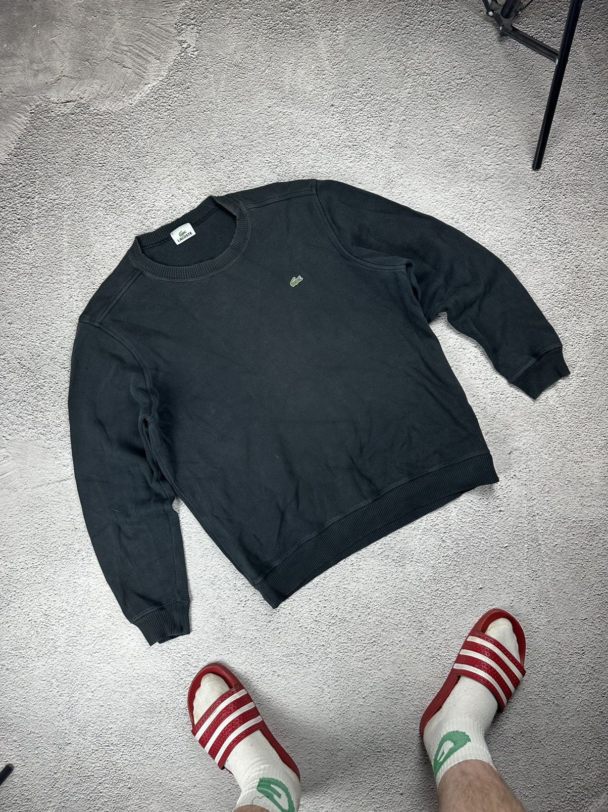 Lacoste Vintage Lacoste Knitwear Sweater Faded Y2K Logo Boxed SK8 Size US XL / EU 56 / 4 - 5 Thumbnail