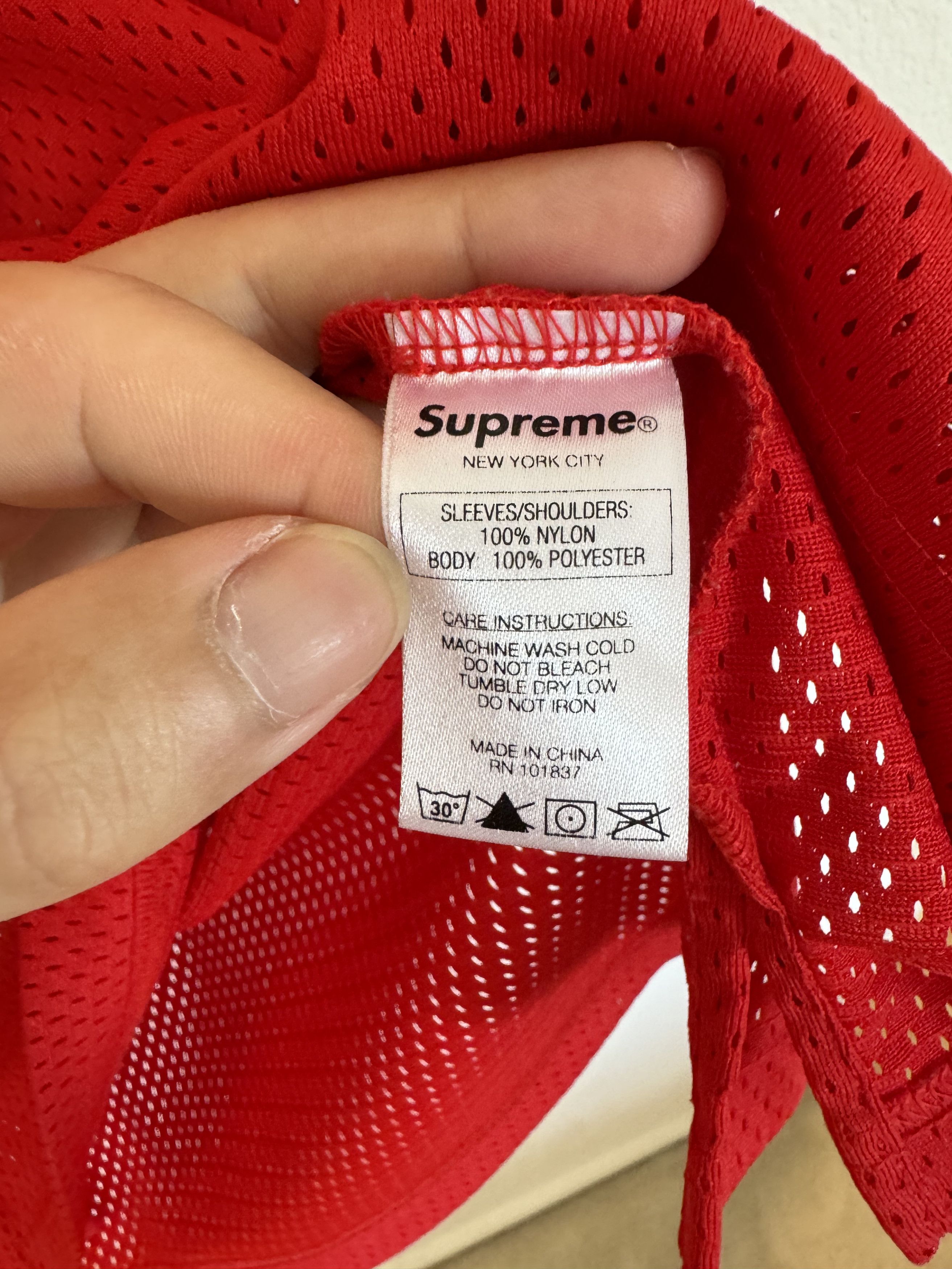 Supreme Supreme Championship Jersey SS14 RARE RED Size US L / EU 52-54 / 3 - 5 Thumbnail
