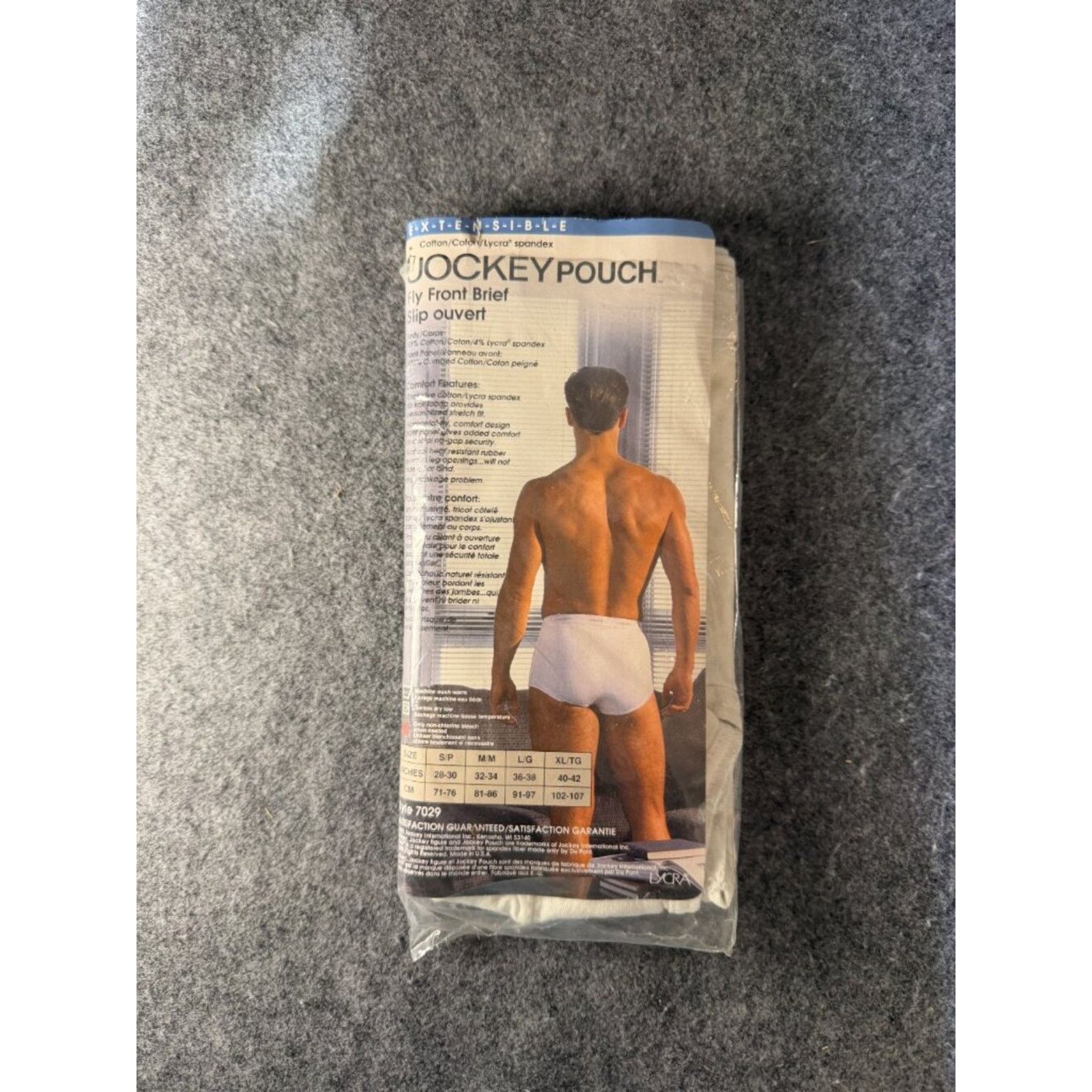 Jockey Jockey Pouch Fly Front Brief White Size Medium New Package Size 32 - 5 Thumbnail