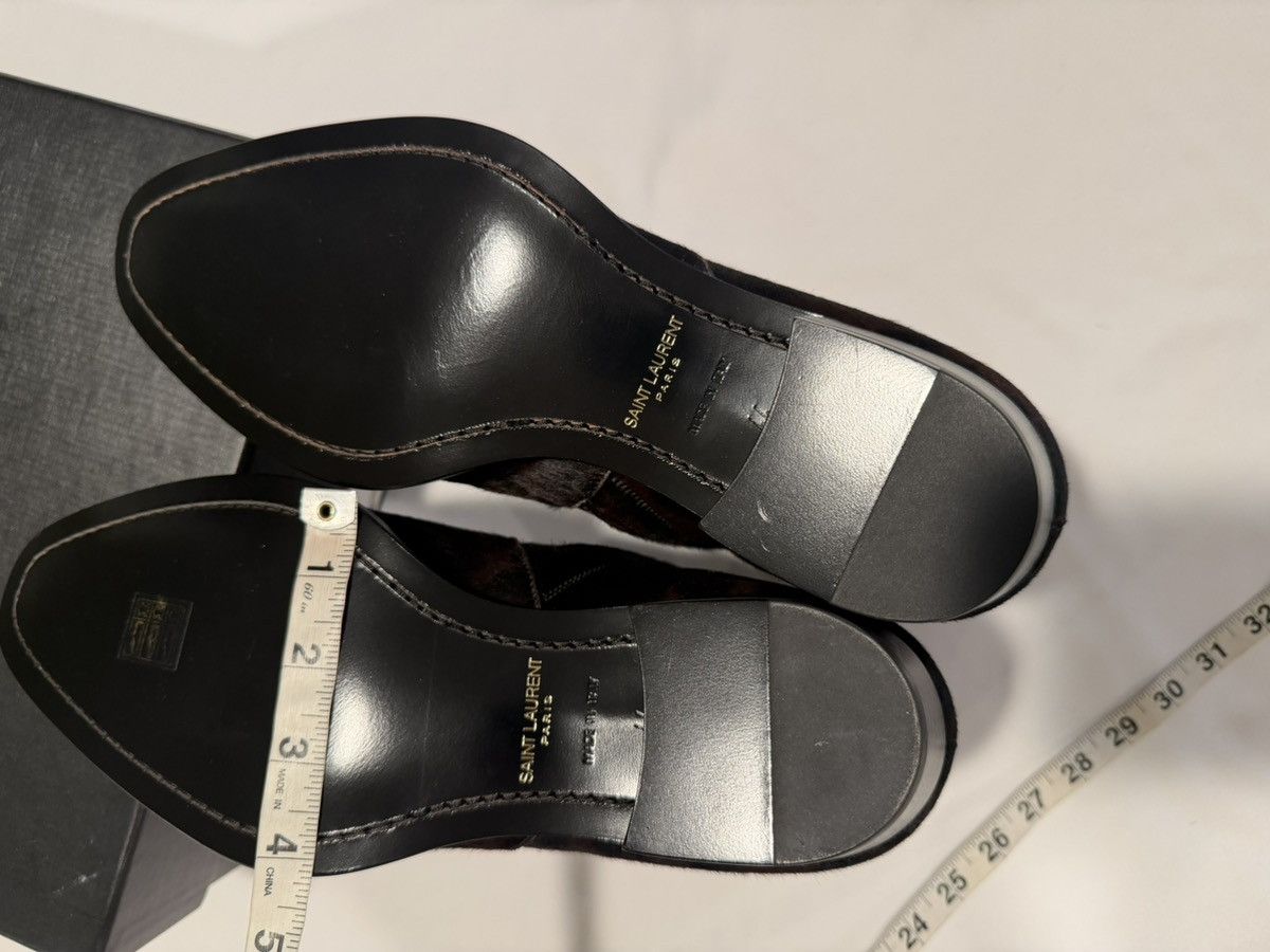 Saint Laurent Paris SAINT LAURENT pony hair lynx print Boots 44/11. Size US 11 / EU 44 - 4 Thumbnail