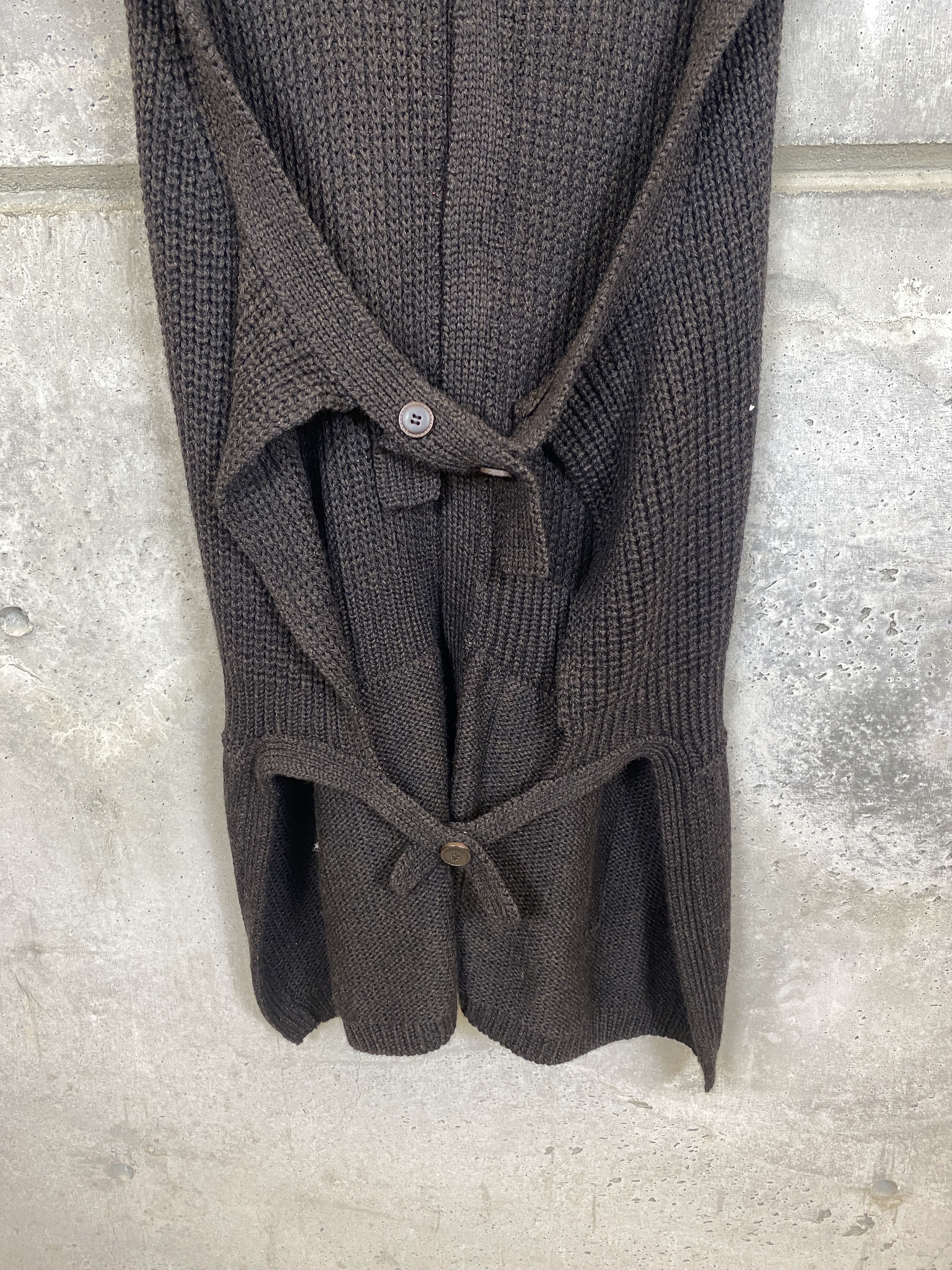 Yohji Yamamoto Y'S YOHJI YAMAMOTO WOOL KNIT SWEATER JACKET SIZE MEDIUM Size US M / EU 48-50 / 2 - 5 Thumbnail
