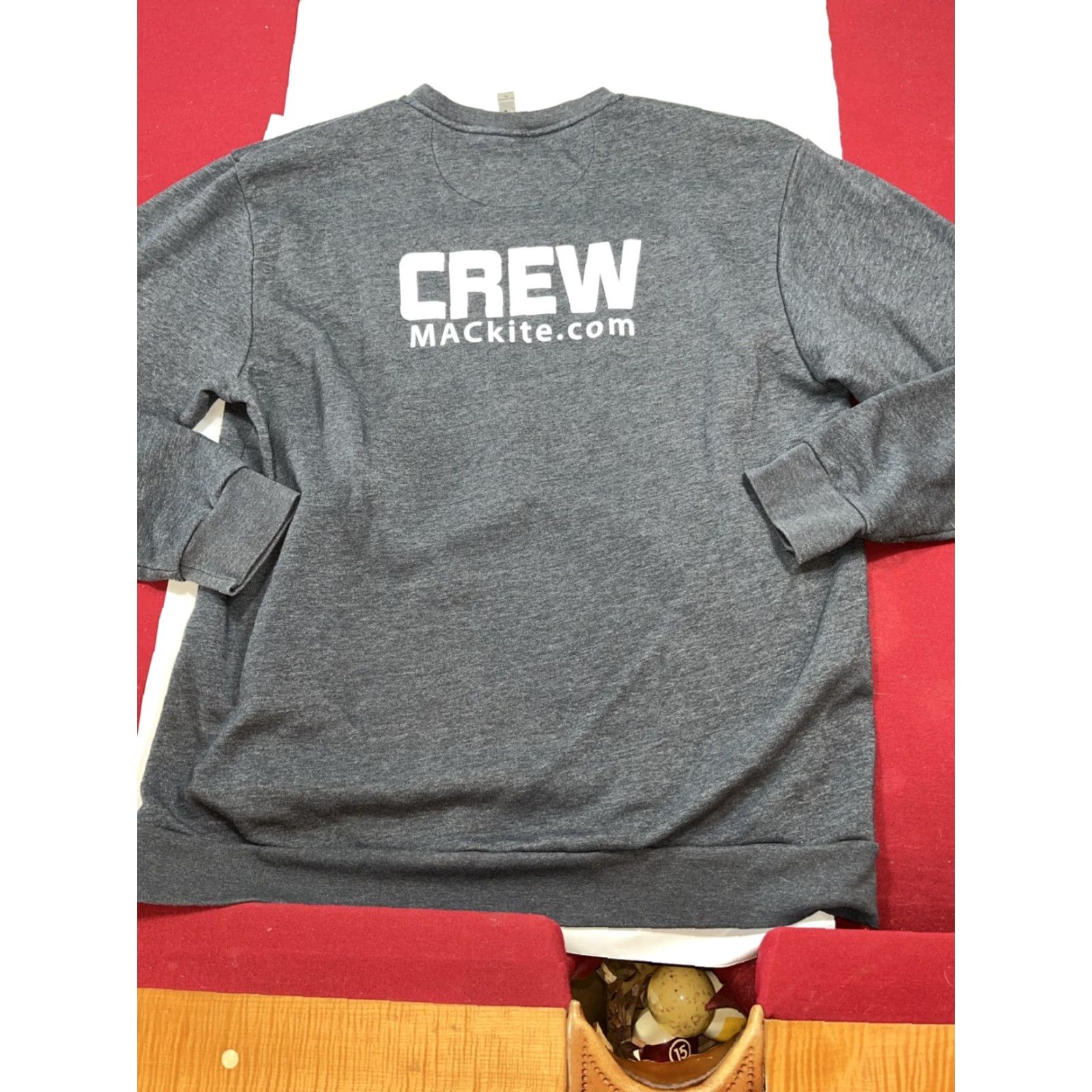 Next Level VINTAGE Michigan Great Lakes Blue Sweatshirt Long Sleeve Crew Mackite Grand Haven MI USA XL Unisex USA Theme Graphic Print Sweatshirt Size US XL / EU 56 / 4 - 7 Thumbnail
