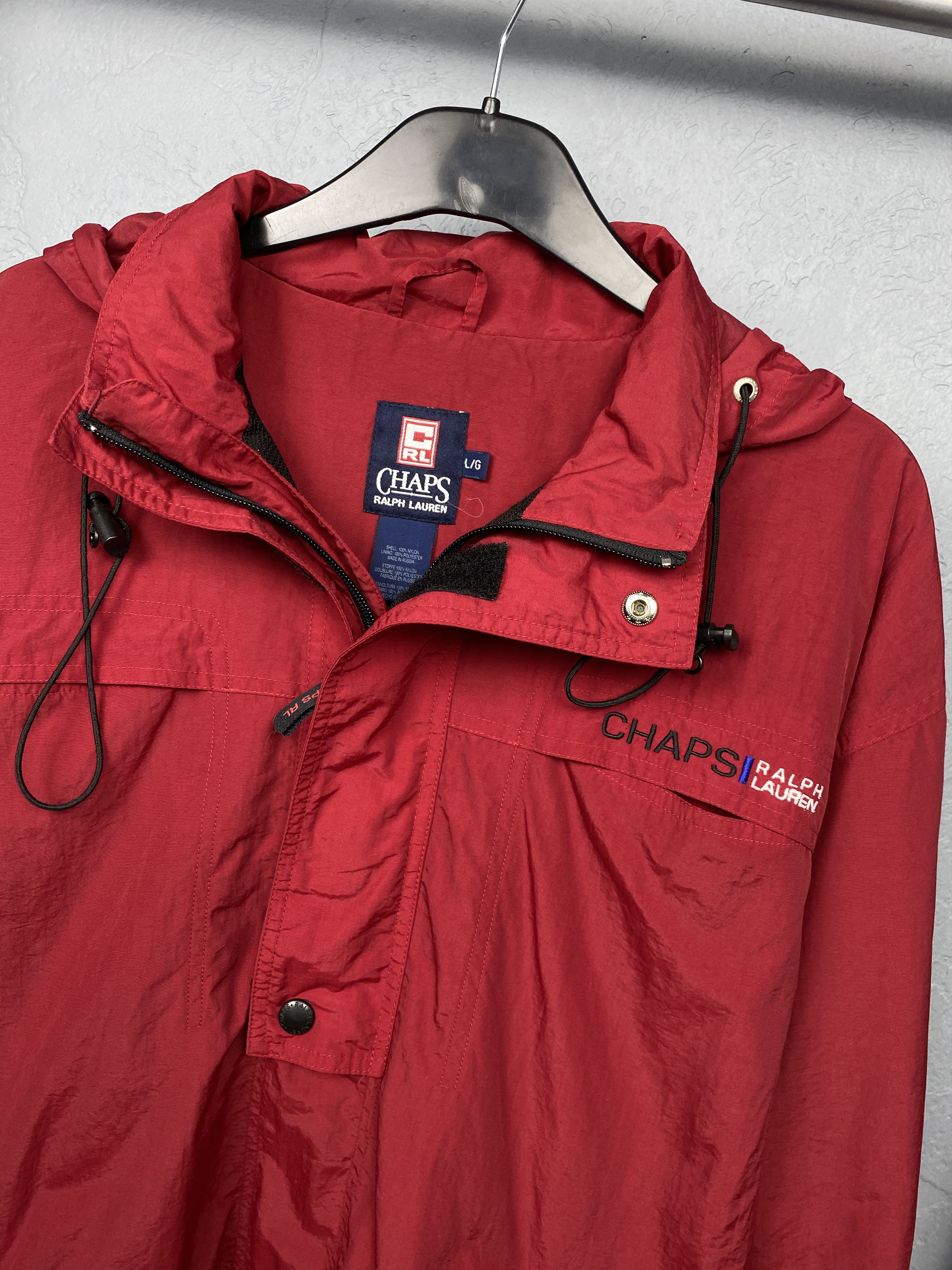 Chaps Ralph Lauren × Polo Ralph Lauren × Vintage Chaps Polo Ralph Lauren Vintage Mens Nylon Anorak Jacket Size US L / EU 52-54 / 3 - 2 Thumbnail