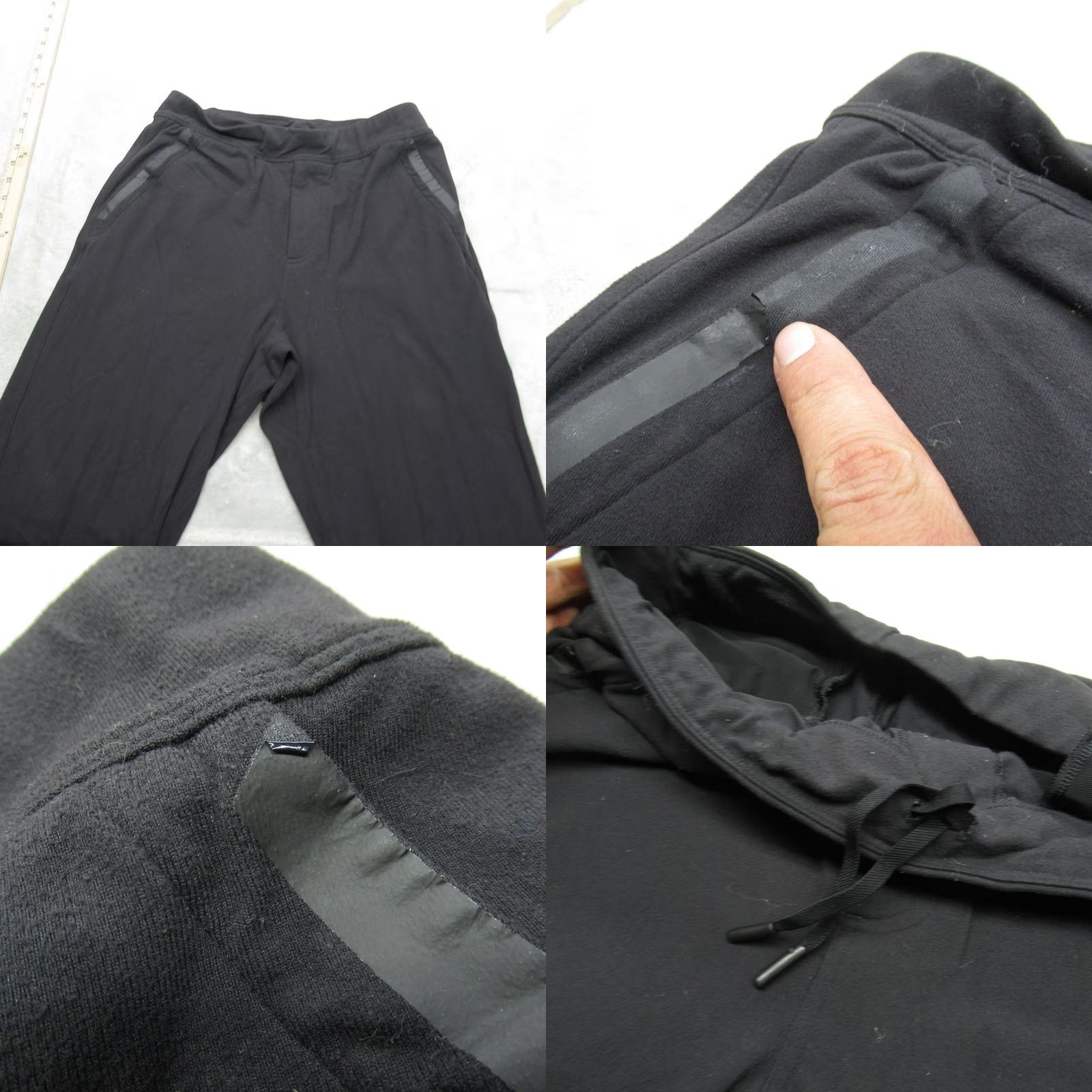 Lululemon Lululemon Pants Mens Medium Black Heavyweight Drawstring Waist Athletic 30x33 Size US 31 - 8 Thumbnail
