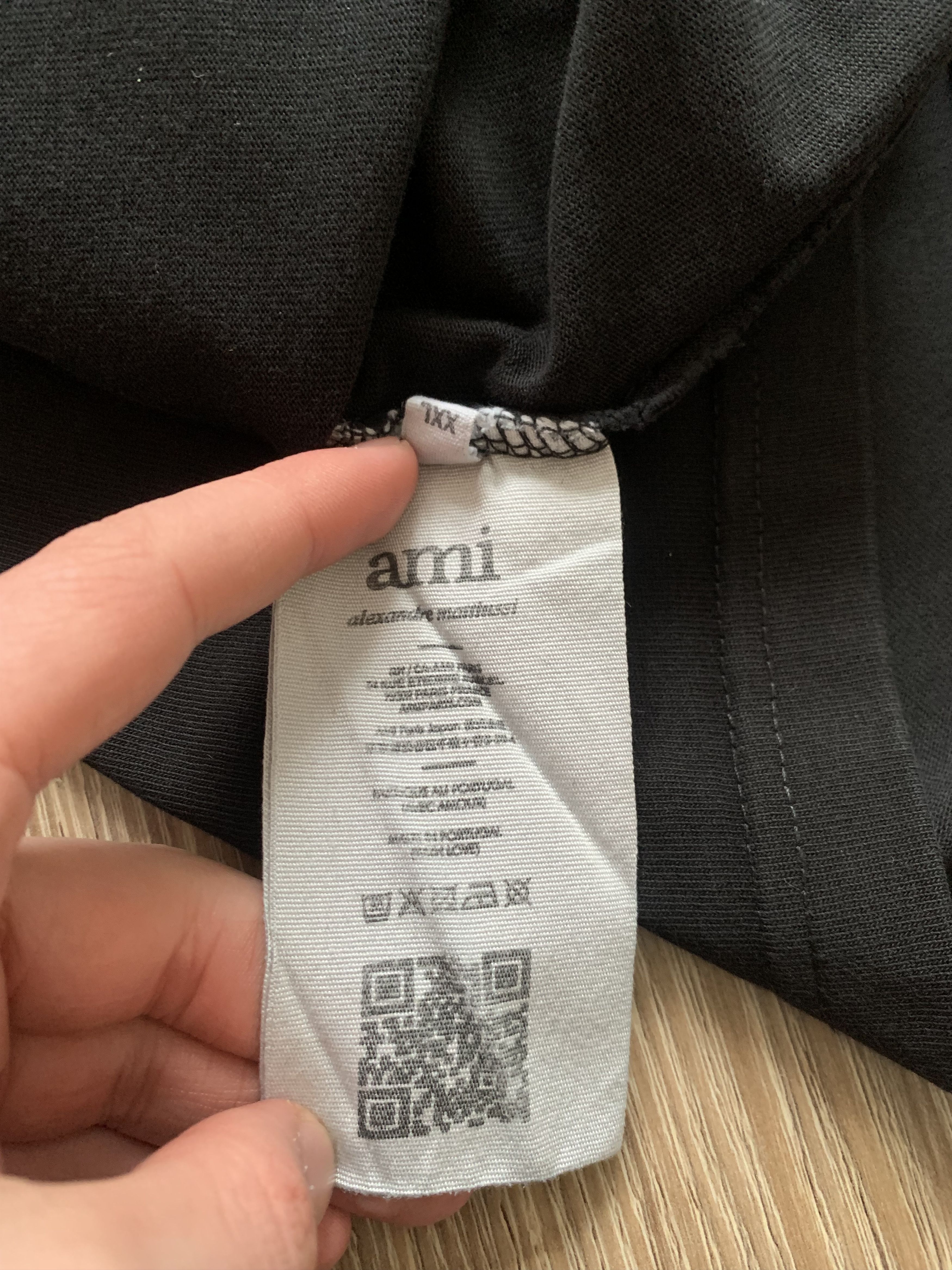 AMI AMI Alexandre Mattiussi Black T-shirt Size US XXL / EU 58 / 5 - 8 Thumbnail