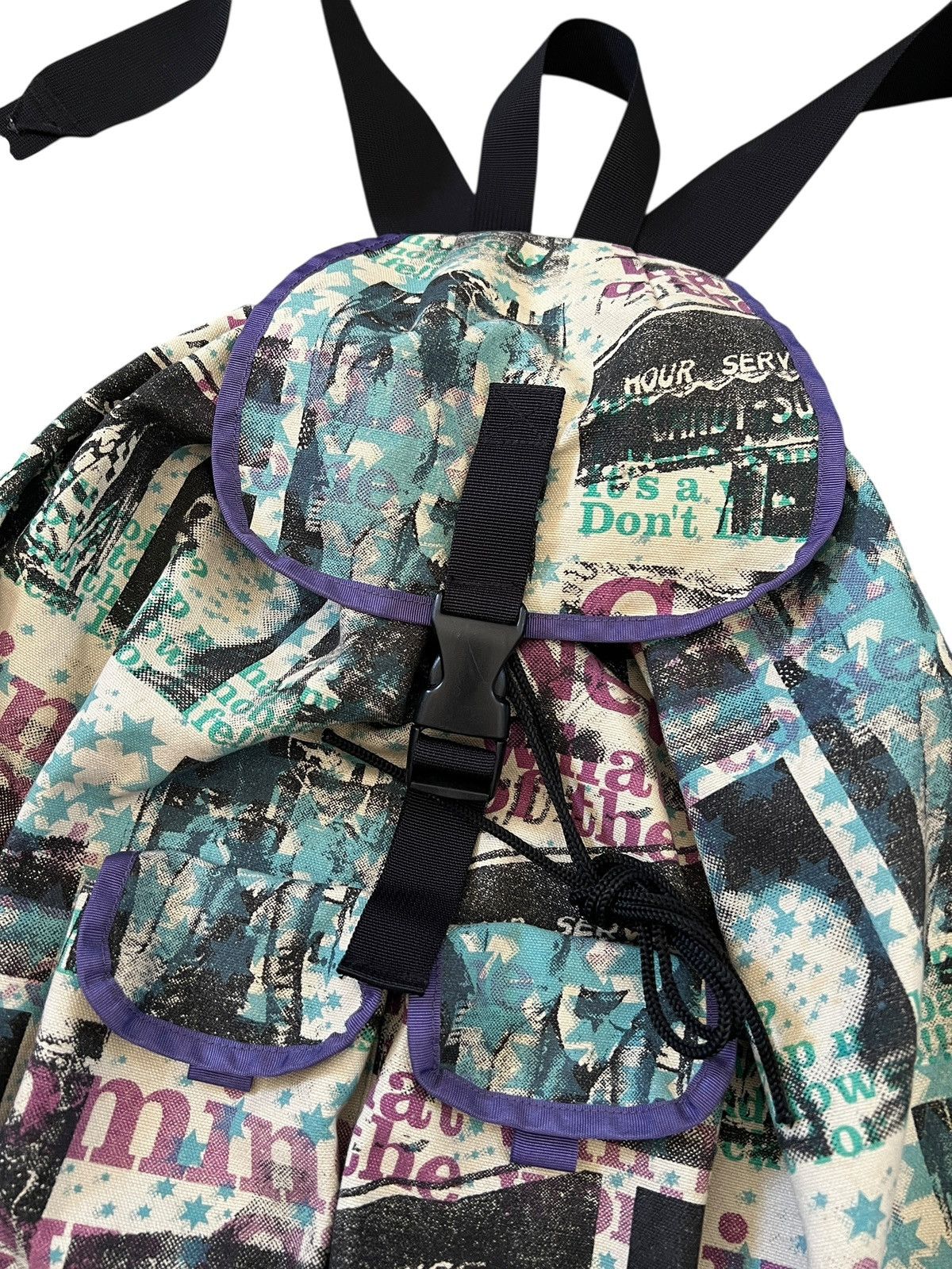 Hysteric Glamour 1990s Algonquins Full Print Backpack Size ONE SIZE - 11 Thumbnail