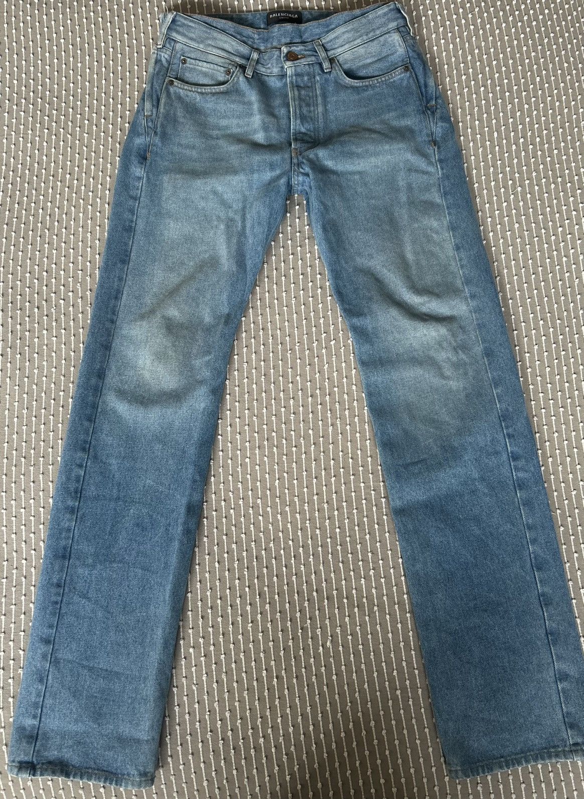Balenciaga Blue Flatground Jeans Size US 30 / EU 46 - 2 Thumbnail
