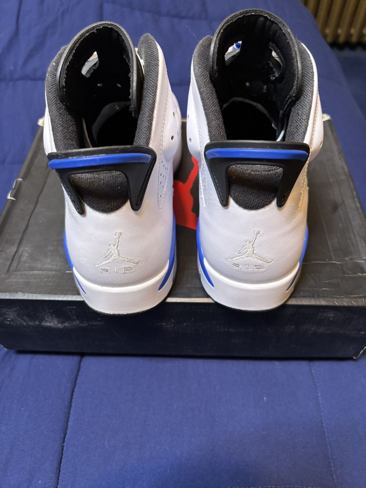 Jordan Brand Jordan 6 Retro Sport Blue 2014 Size 12 Size US 12 / EU 45 - 5 Thumbnail