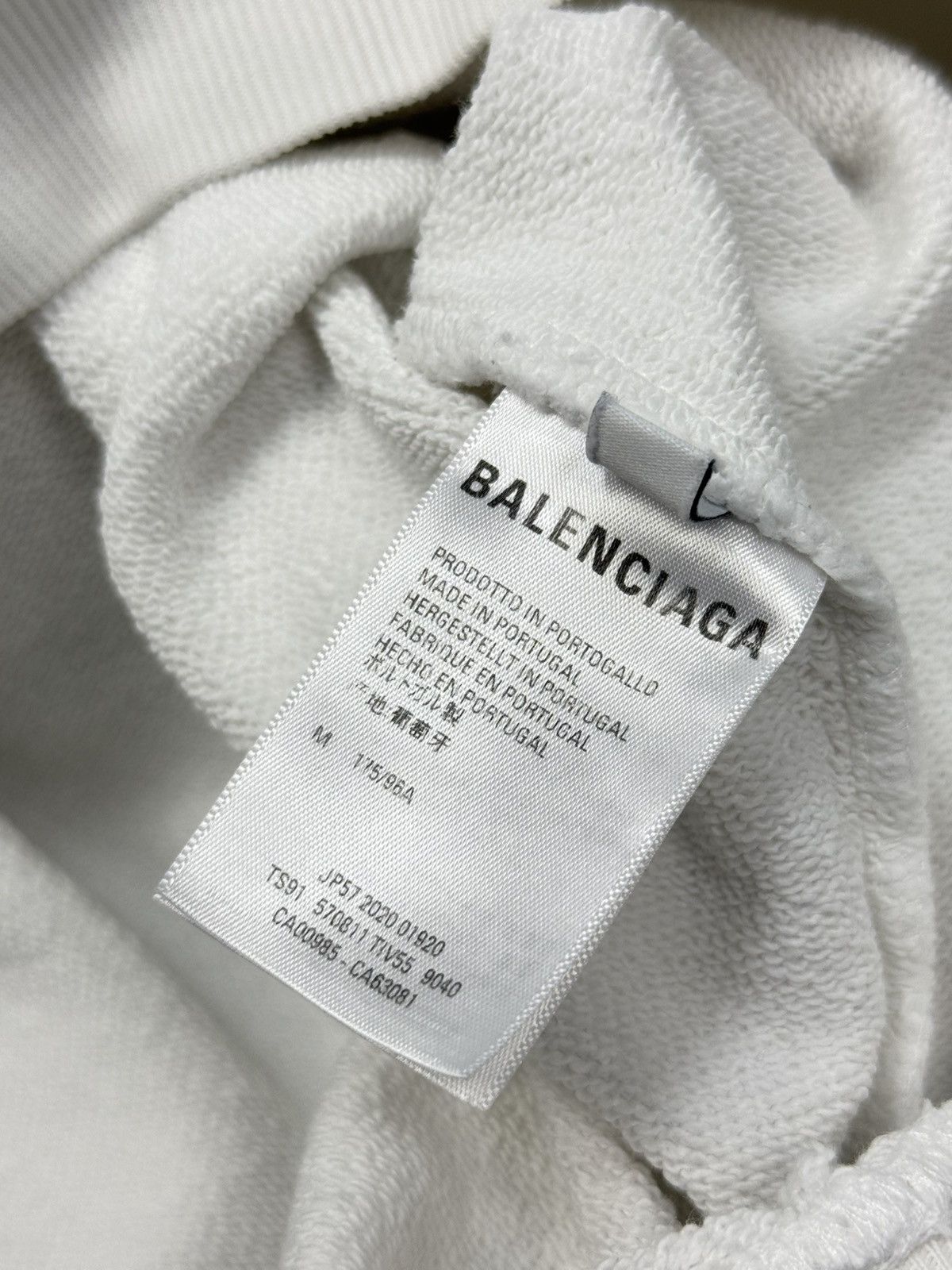 Balenciaga Balenciaga Oversized Fit copyright hoodie White Size US M / EU 48-50 / 2 - 9 Thumbnail