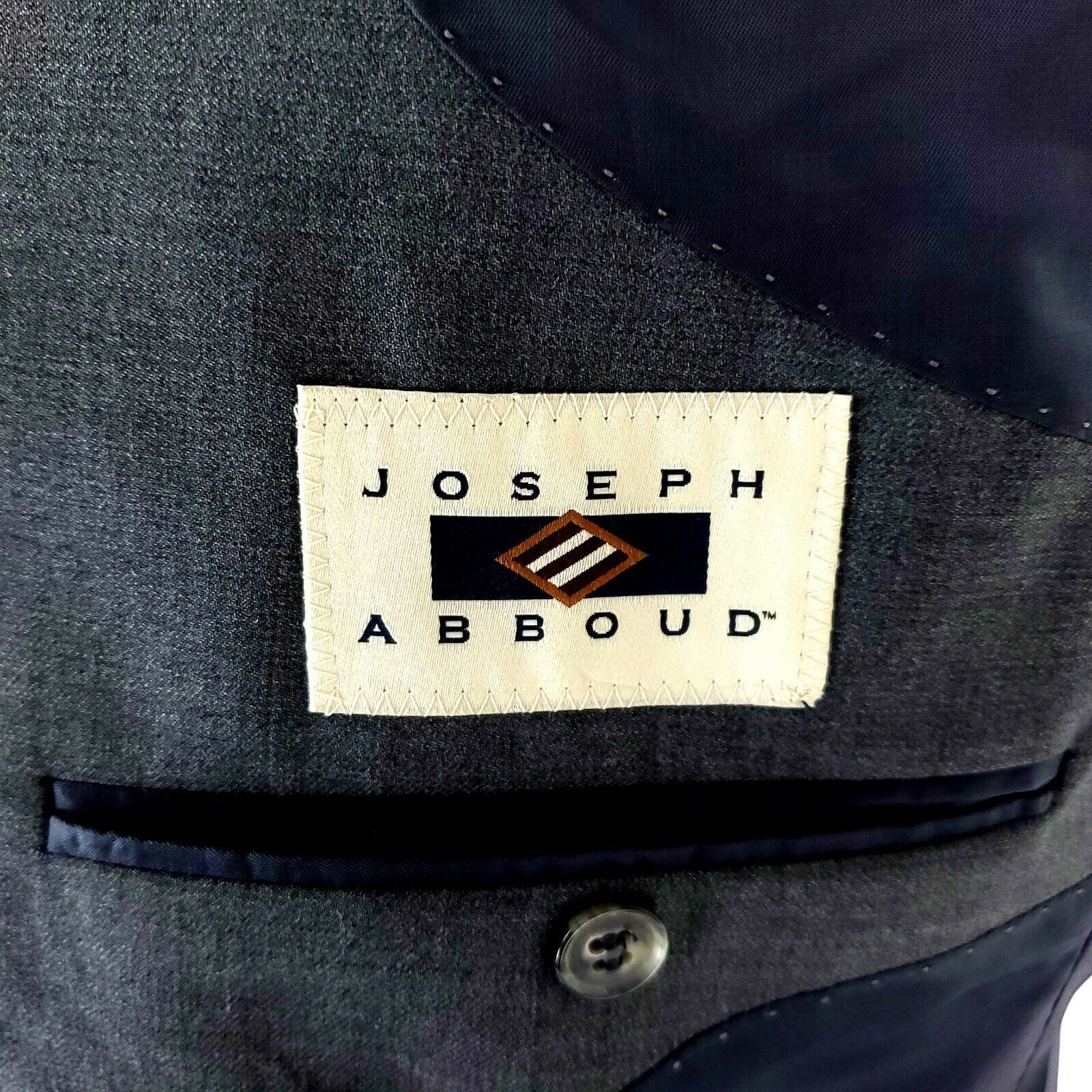 Joseph Abboud Joseph Abboud Zigone Wool 2 Button Blazer 42R Gray Sport Coa Size 42R - 7 Thumbnail