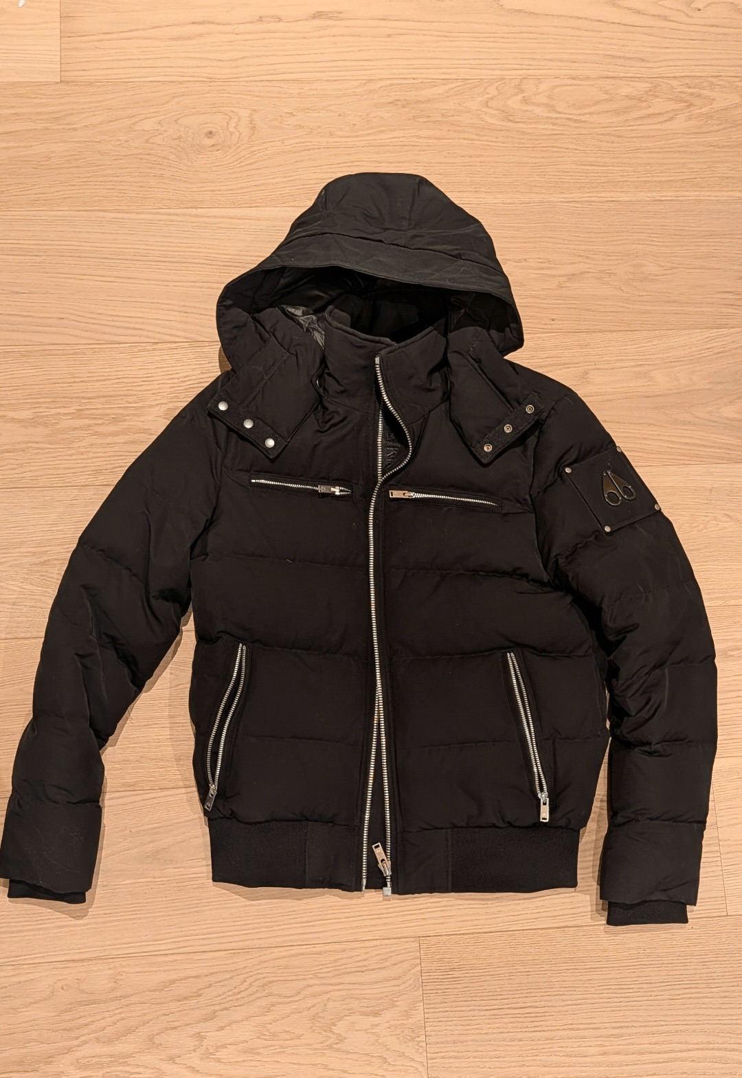 Moose Knuckles Peace River Down Bomber Jacket Size US M / EU 48-50 / 2 - 4 Thumbnail