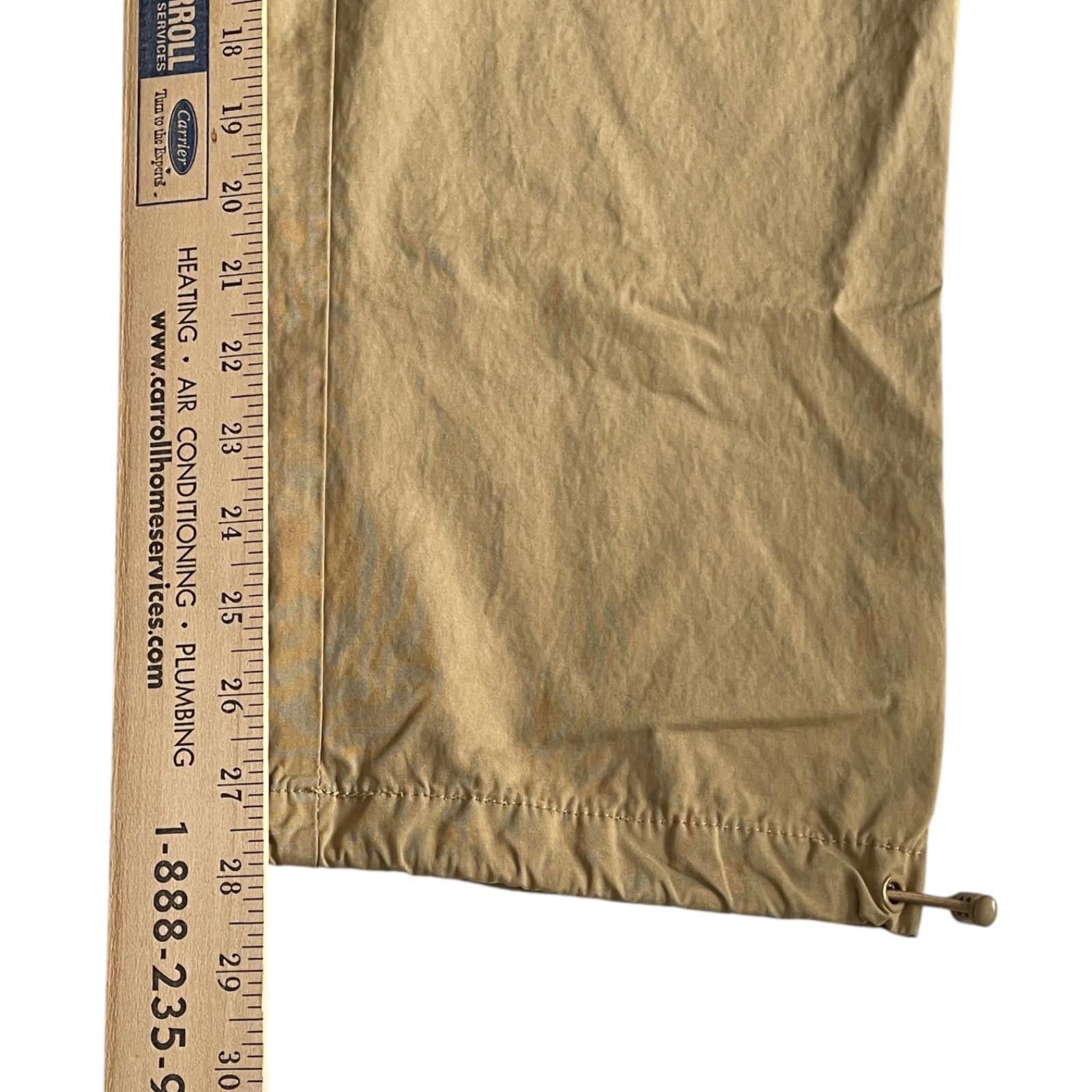Forever 21 Forever 21 Men's L Tan Cargo Pants Drawstring Elastic Waist Size US 34 / EU 50 - 9 Thumbnail