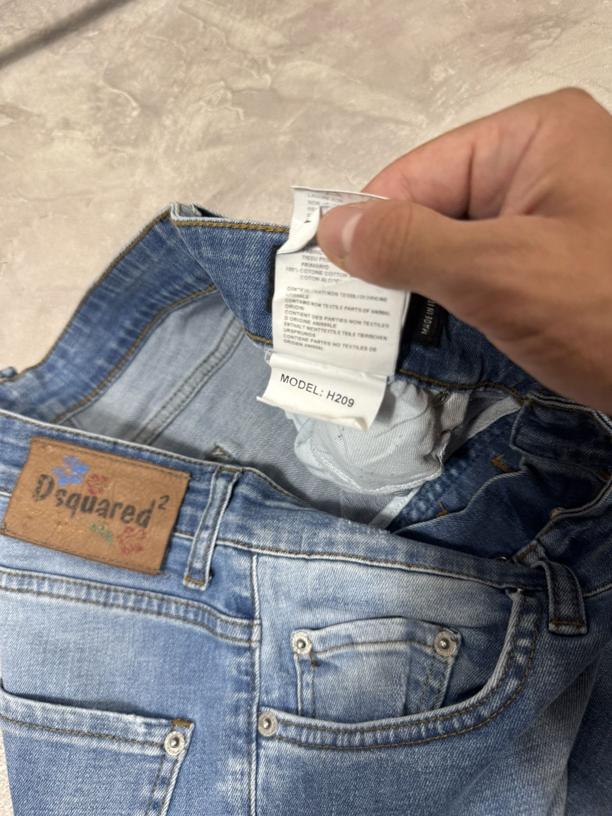 Dsquared2 Dsquared2 Distressed Y2k Slim Jeans Size US 32 / EU 48 - 12 Thumbnail