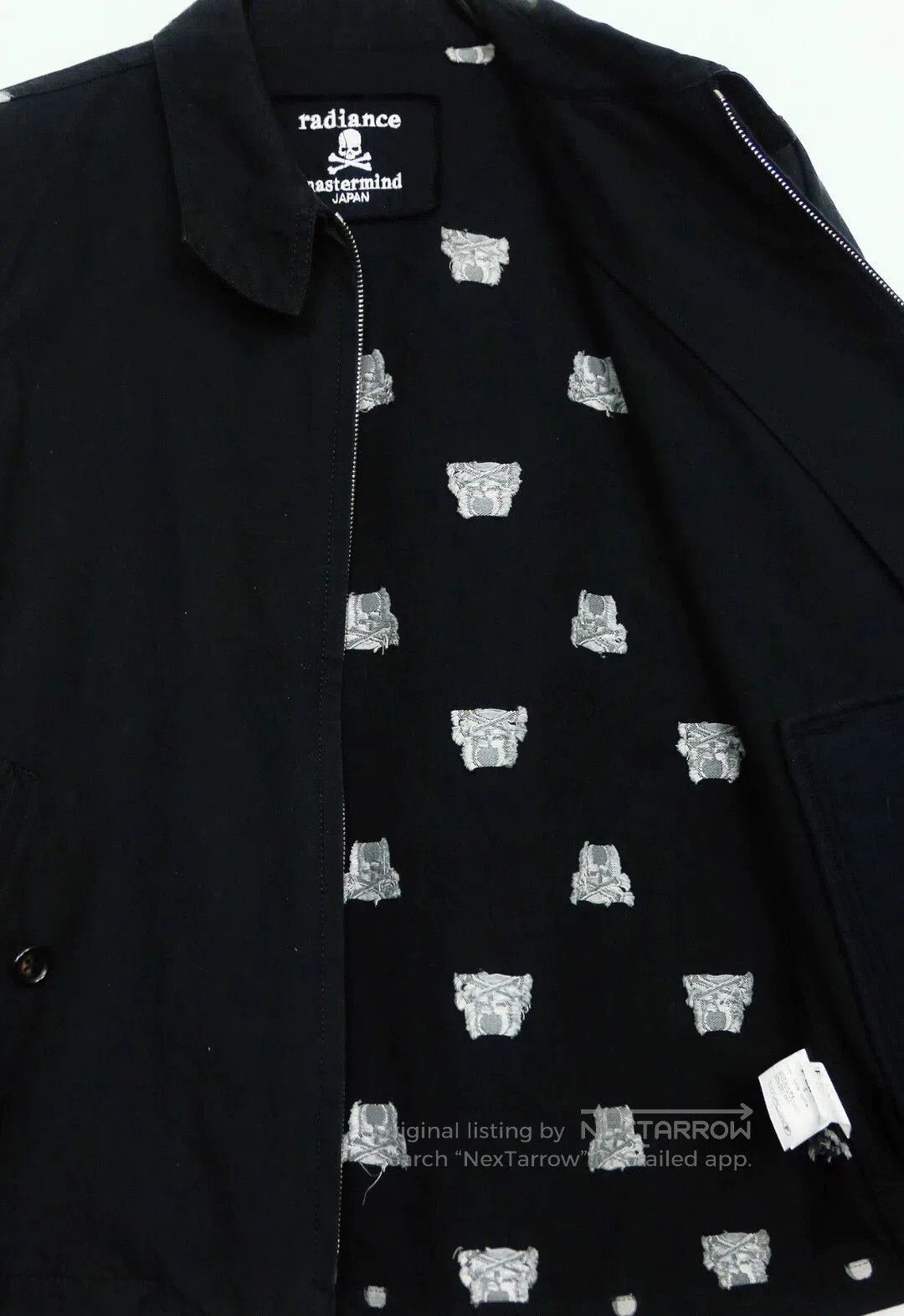 Mastermind Japan Black Skull Pattern Light Jacket Size S. Size US S / EU 44-46 / 1 - 4 Thumbnail