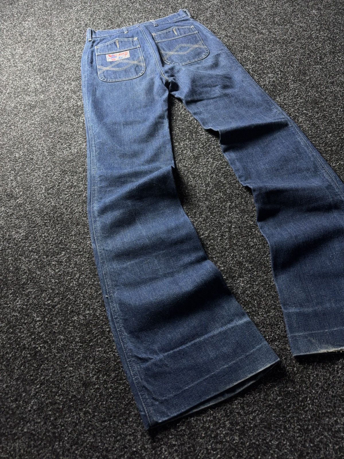 Japanese Brand RARE Japanese 70s Play Jeans Cowboy Flare Denim Vntg Japan Size 26" / US 2 / IT 38 - 12 Thumbnail