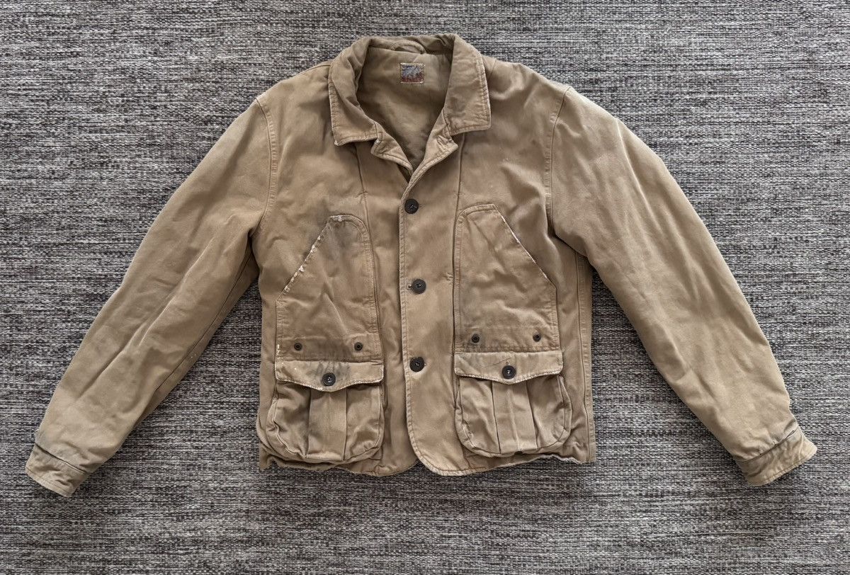 Levi's Vintage Clothing LEVI‘S VINTAGE CLOTHING - Distressed Hunting Jacket (2011) Size US L / EU 52-54 / 3 - 2 Thumbnail