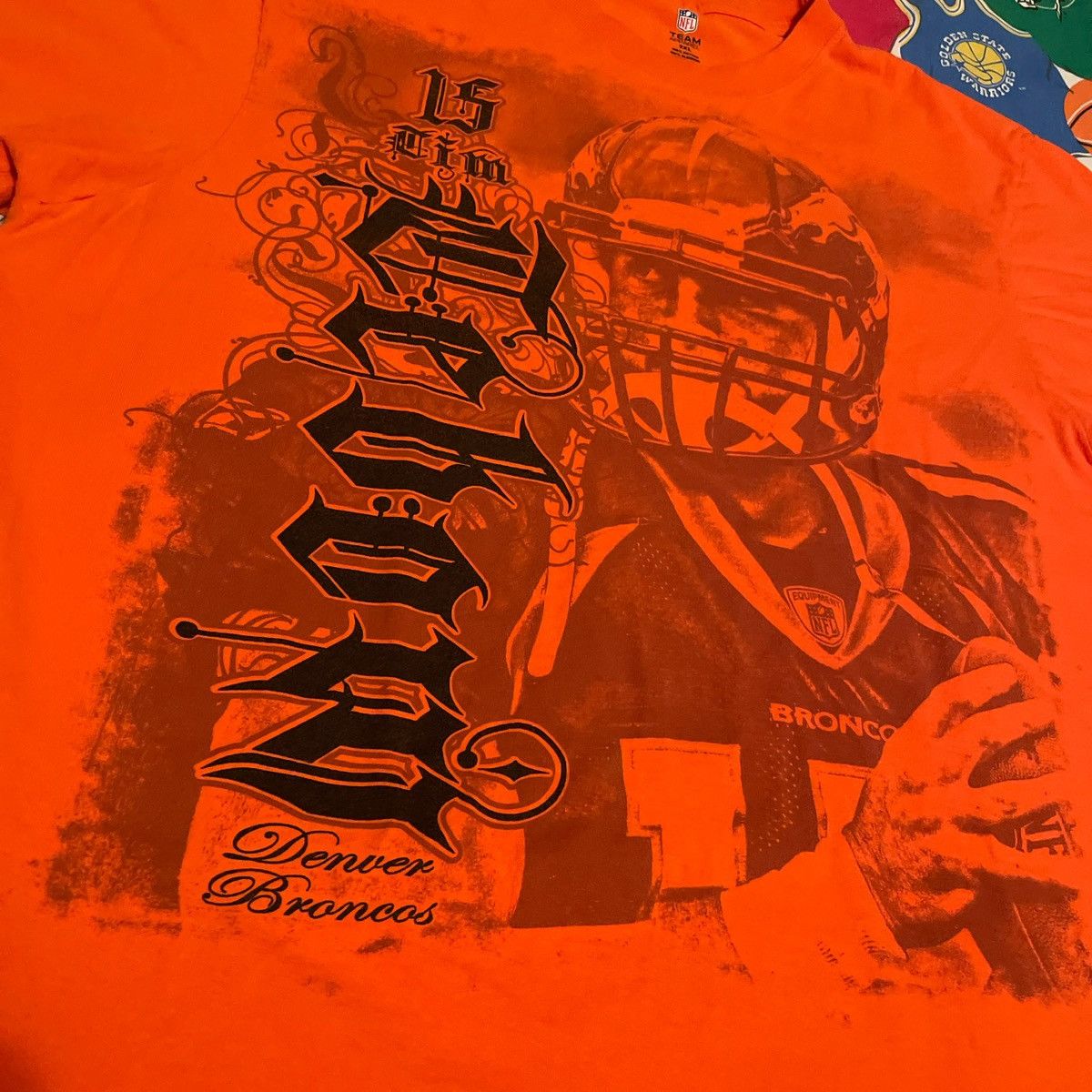 NFL × Vintage Y2K NFL Tim TeBow Denver Broncos Super Bowl Football Tee Size US XXL / EU 58 / 5 - 2 Thumbnail