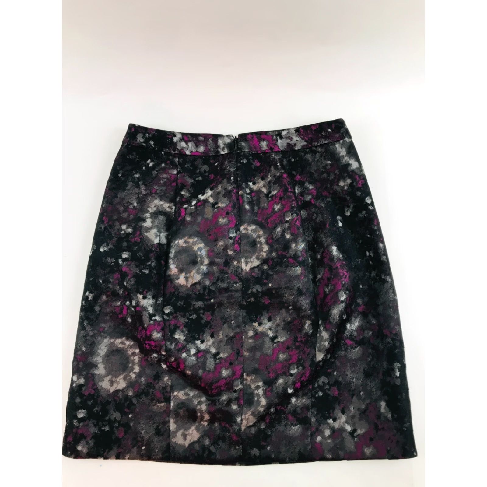Anne Klein Anne Klein Skirt Womens 2 Black Purple Back Zip Straight & Pencil Cut Vintage No 2 Size 26" / US 2 / IT 38 - 3 Thumbnail