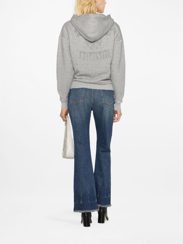 Saint Laurent Paris o1bcso1str0924 Universite"Hoodie in Grey Size US M / EU 48-50 / 2 - 4 Thumbnail
