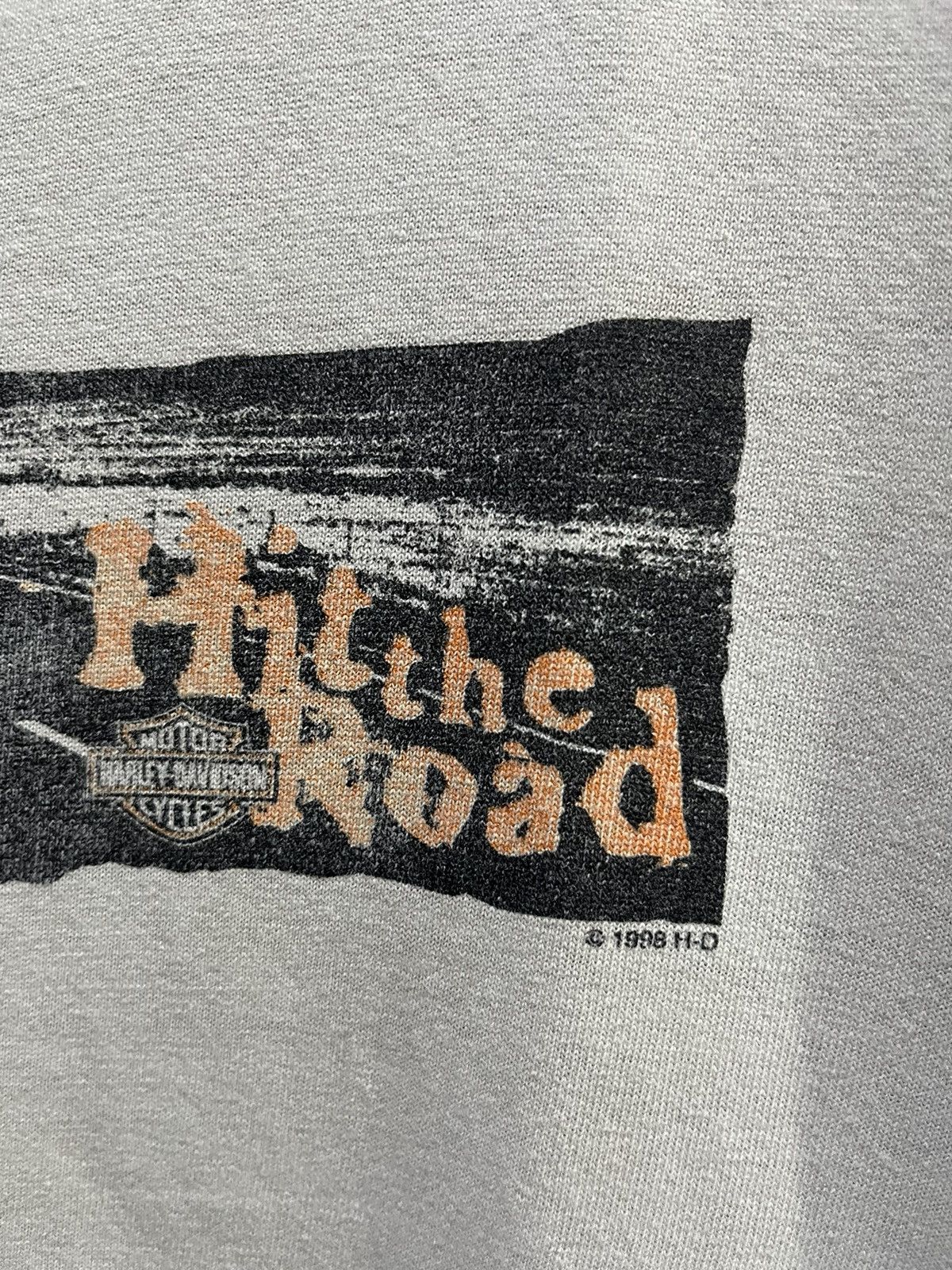 Harley Davidson Harley Davidson HD Hit The Road Tee 1998s Size US XL / EU 56 / 4 - 4 Thumbnail