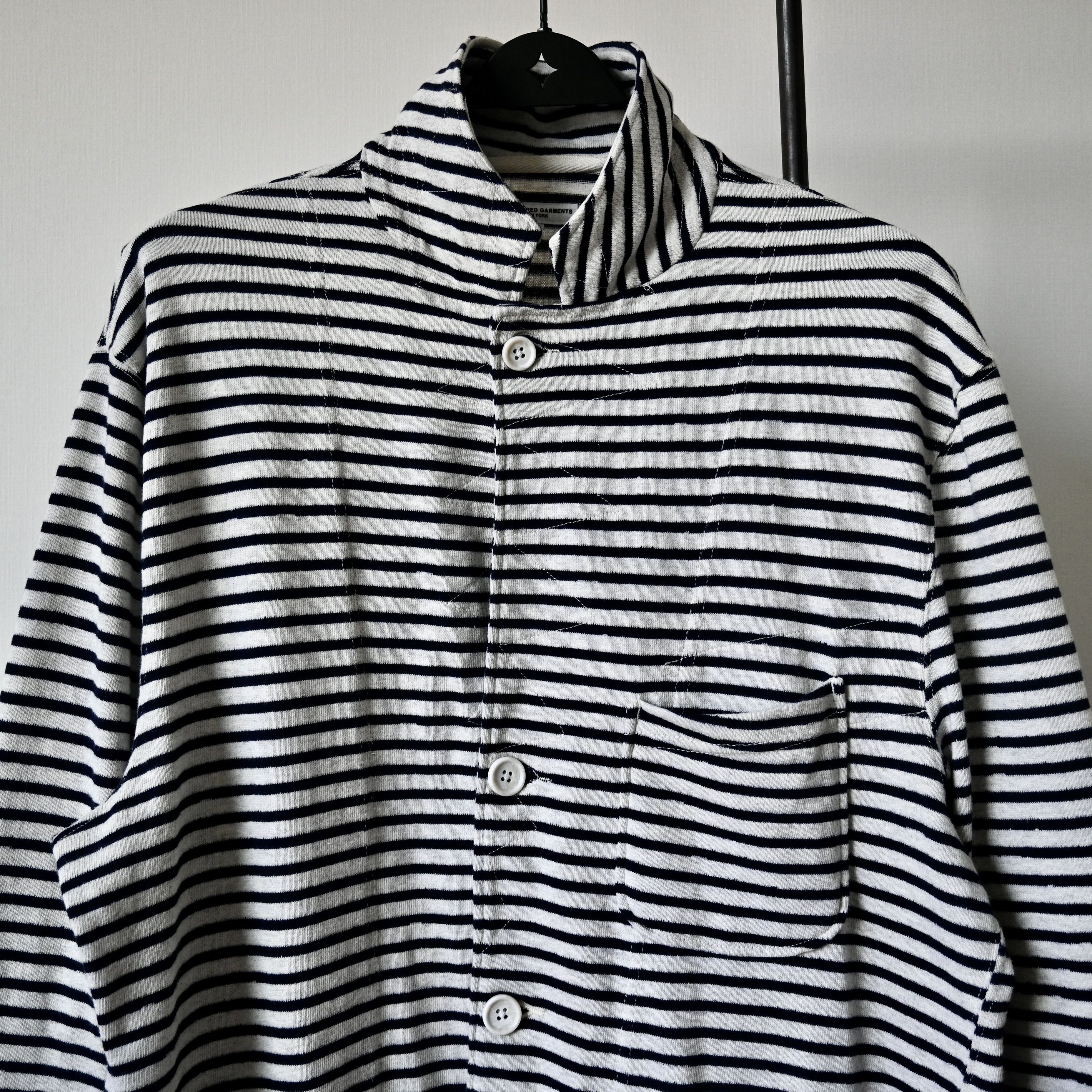 Engineered Garments Engineered Garments "Knit Jacket" striped jersey blazer, XL Size US XL / EU 56 / 4 - 6 Thumbnail