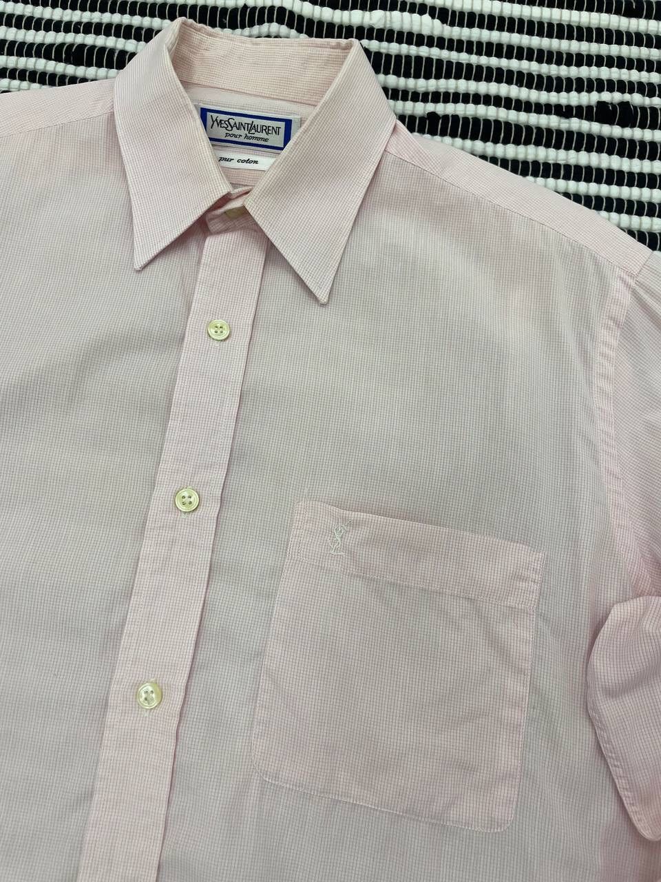 Japanese Brand × Vintage × Yves Saint Laurent Vintage 90s Yves Saint Laurent YSL Button Shirt Y2K Size US M / EU 48-50 / 2 - 4 Thumbnail