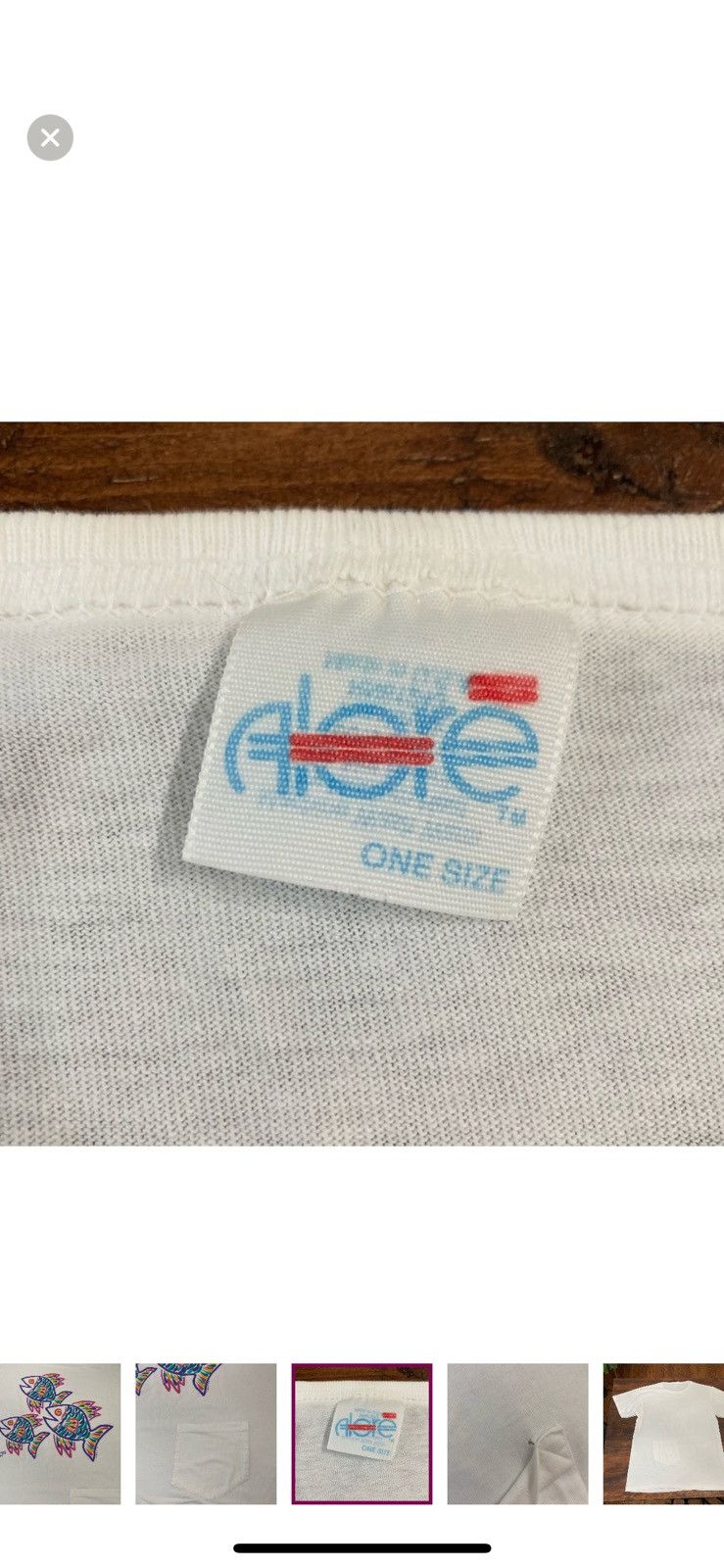 Vintage Vintage TOMMY’S 1993 Fish Design Oversize Tee Size ONE SIZE - 4 Thumbnail