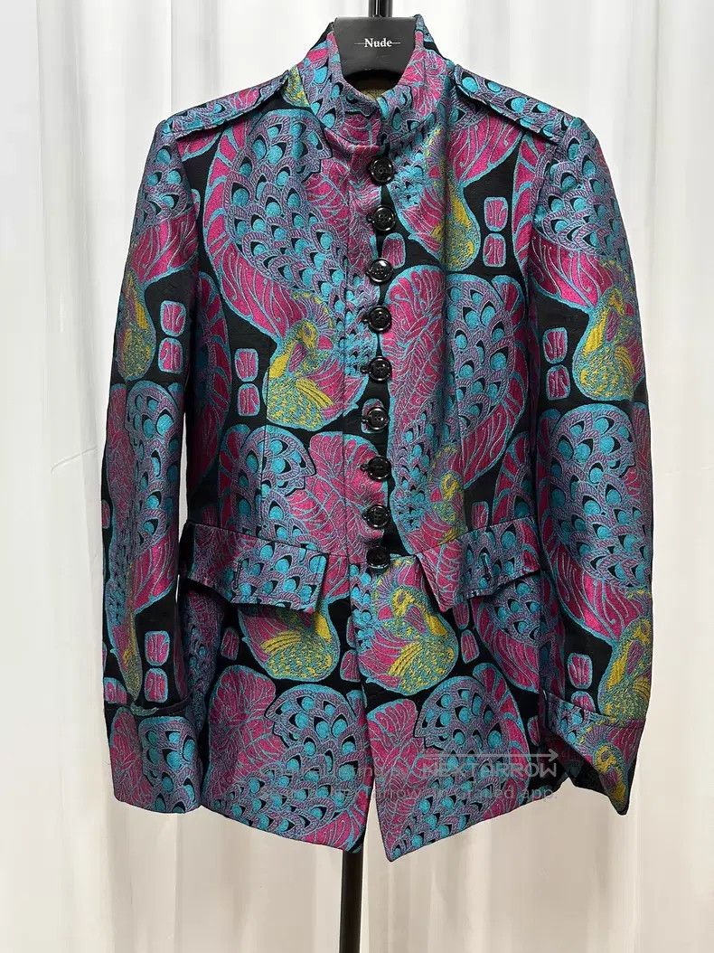 Dries Van Noten Dries Van Noten Psychedelic Medal Blazer Size M / US 6-8 / IT 42-44 - 1 Thumbnail