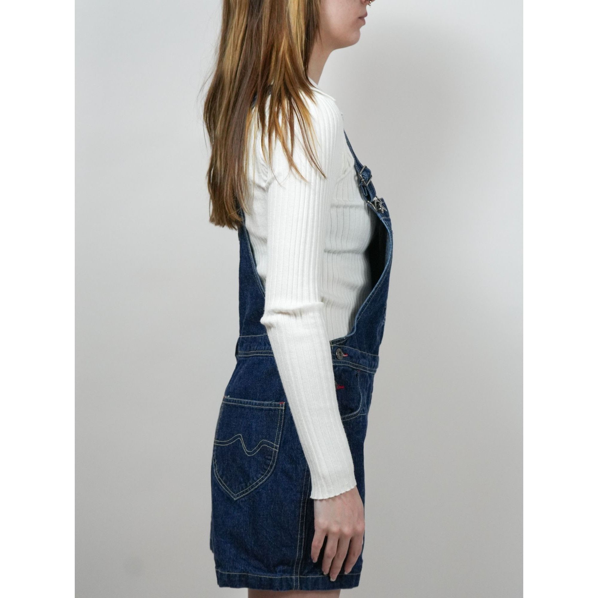 Tommy Hilfiger Vintage 90s Tommy Hilfiger Gear Denim Shorts Overalls Size 30" / US 8 / IT 44 - 4 Thumbnail