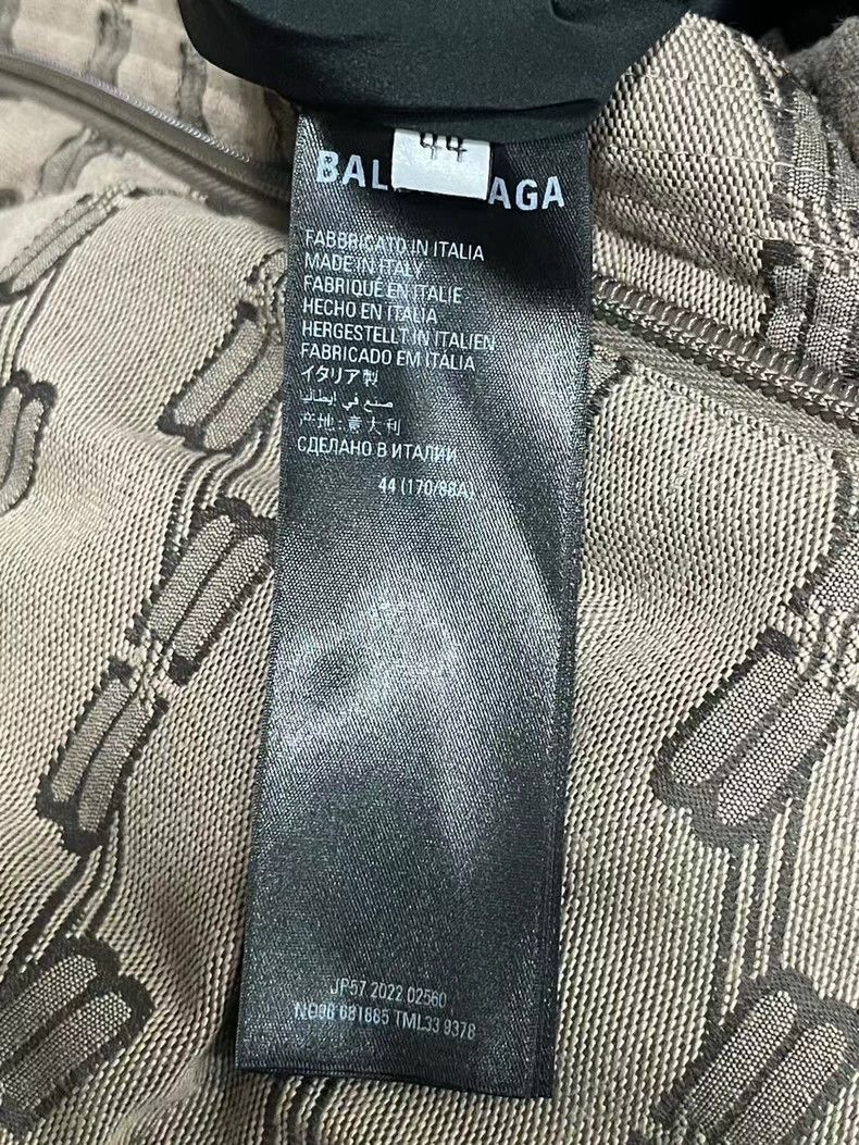 Balenciaga Balenciaga Brown Printed Lock Down Jacket-2506 Size US XL / EU 56 / 4 - 6 Thumbnail