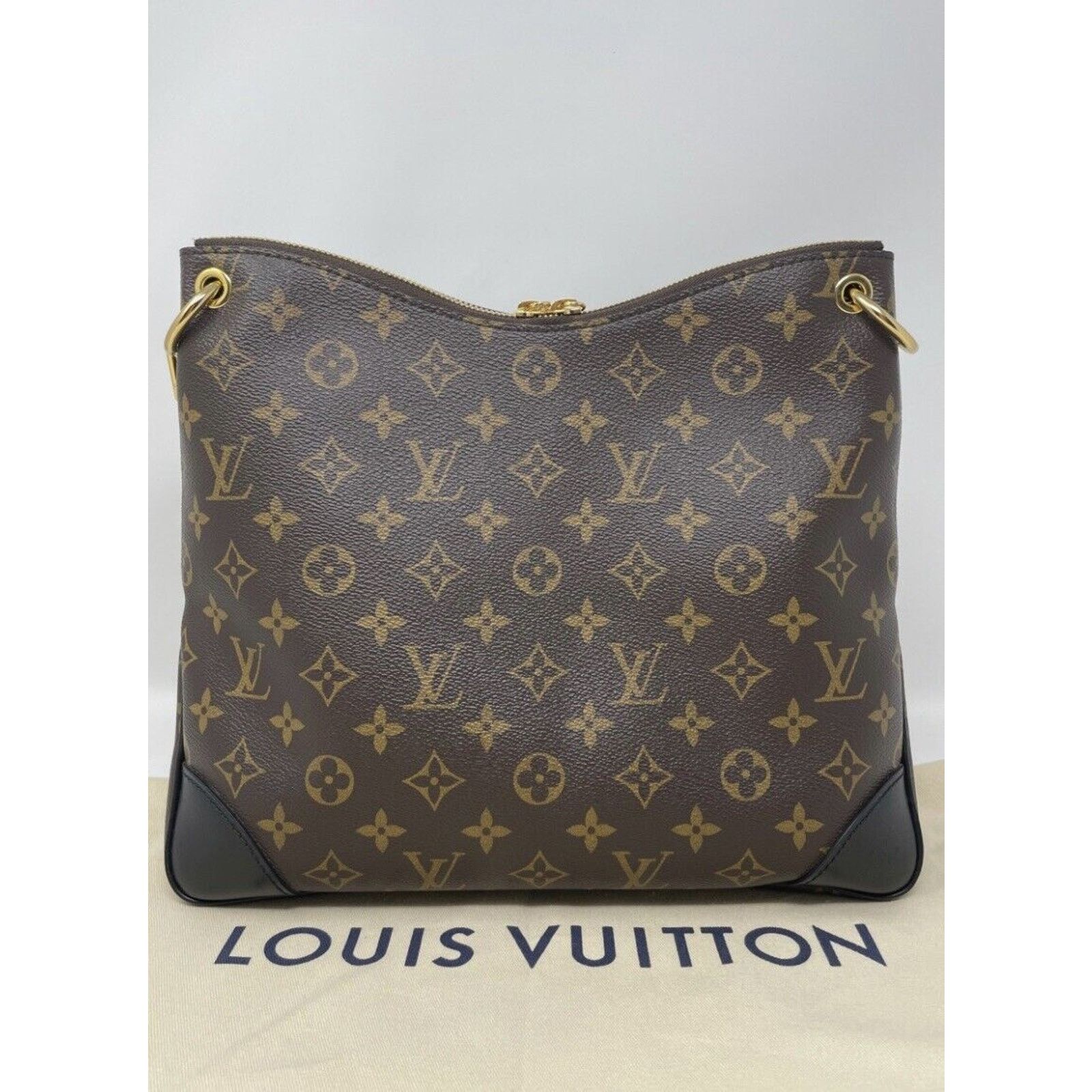 Louis Vuitton Louis Vuitton Odeon Monogram Shoulder Bag MM Brown Canvas Size ONE SIZE - 5 Thumbnail