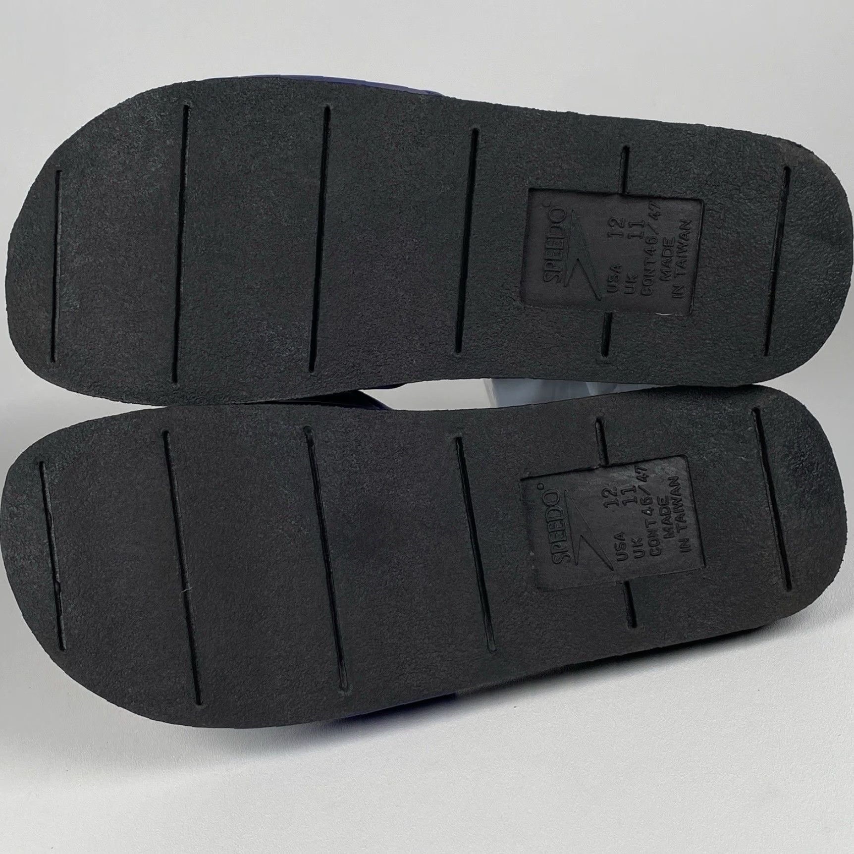 Speedo Speedo Slide Sandals Men 12 Blue Rubber Sports Casual Footwear Size ONE SIZE - 6 Thumbnail