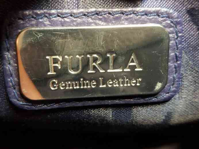 Furla FURLA Julia Mini Bag Chain Strap w/ Lock & Key Indigo Size ONE SIZE - 9 Thumbnail