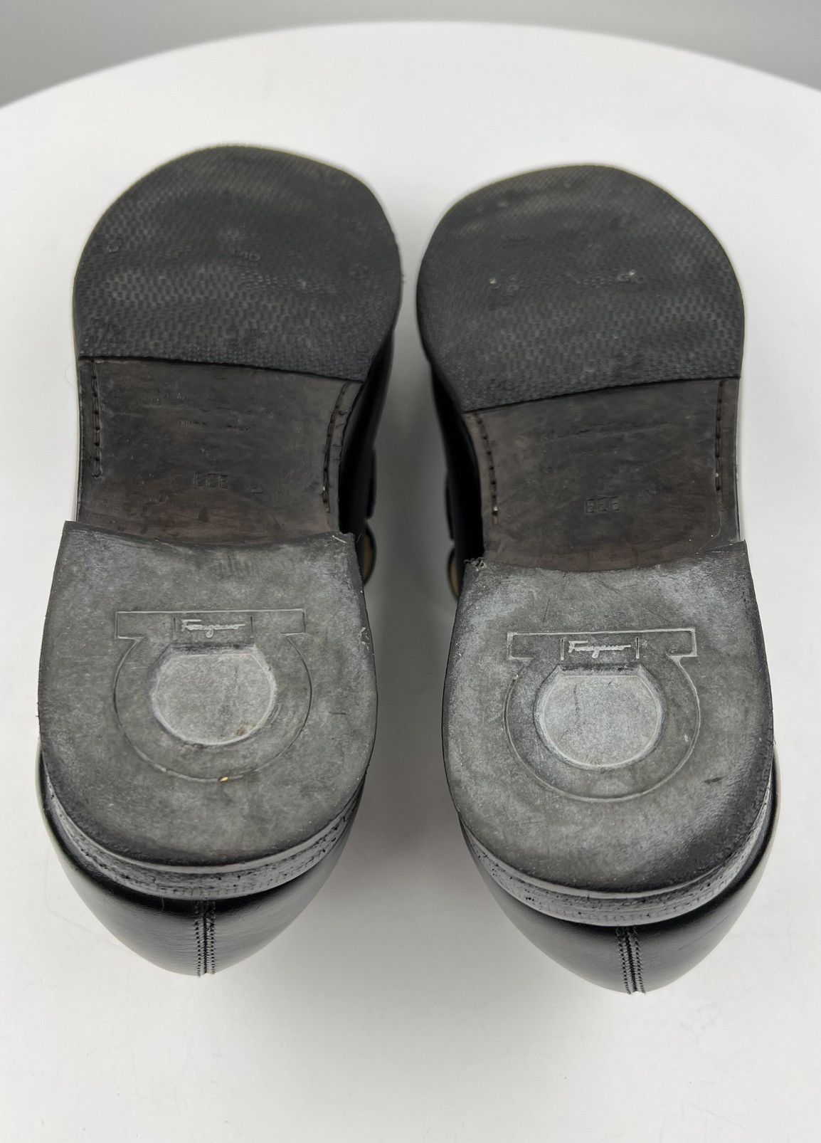 Salvatore Ferragamo SALVATORE FERRAGAMO Loafers Leather Shoes Horsebit Black Men Size US 9 / EU 42 - 12 Thumbnail