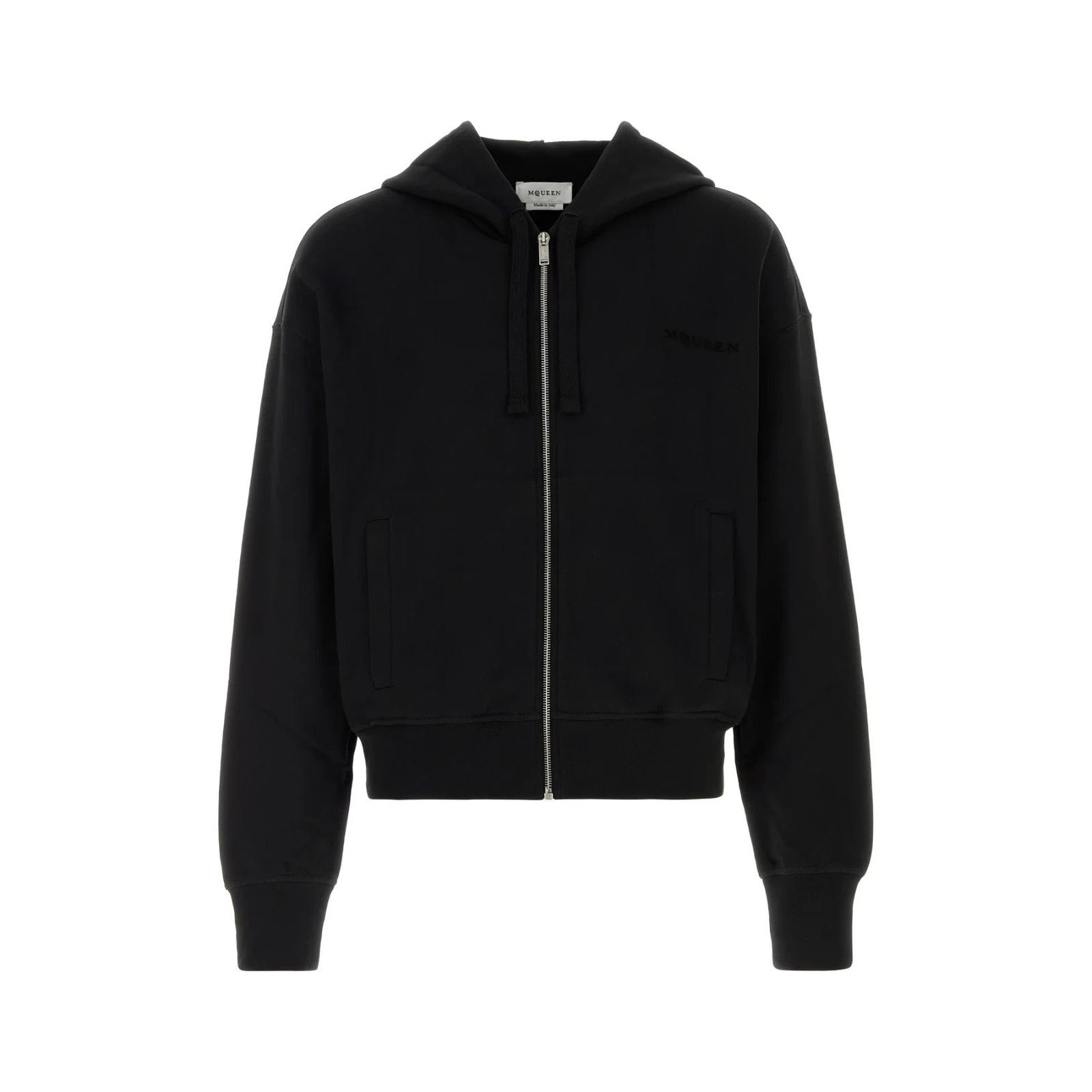 Alexander McQueen ALEXANDER MCQUEEN Black Cotton Sweatshirt New & Authentic (M Size US S / EU 44-46 / 1 - 1 Thumbnail