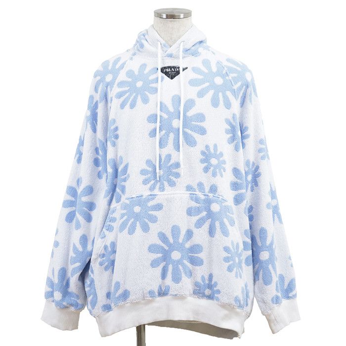 Prada Prada Prada Cotton Sweatshirt Textile Sweatshirts & Hoodies DUTY FREE for USA Size ONE SIZE - 1 Thumbnail