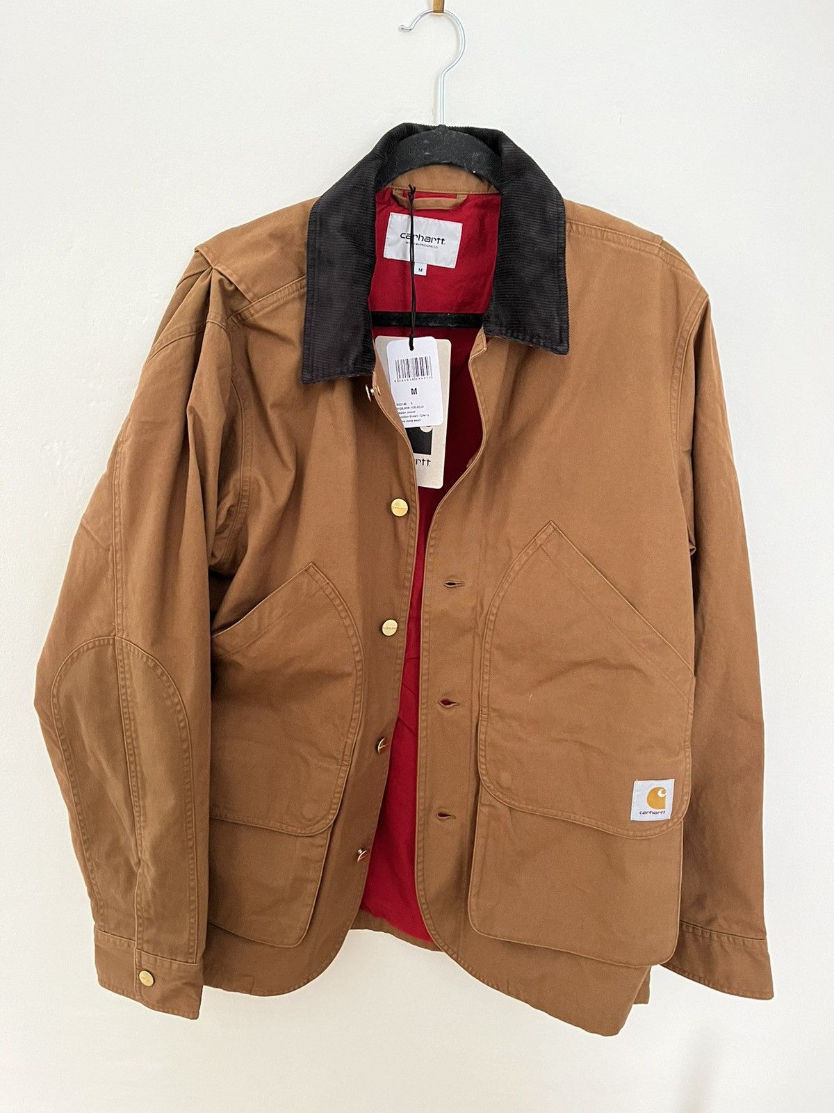 image of Carhartt Wip Heston Jacket, Medium in Brown, Men's