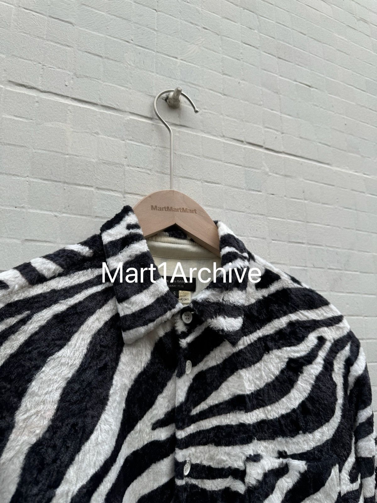Comme des Garcons Comme des Garçons 15FW Homme Plus zebra shirt Size US S / EU 44-46 / 1 - 3 Thumbnail