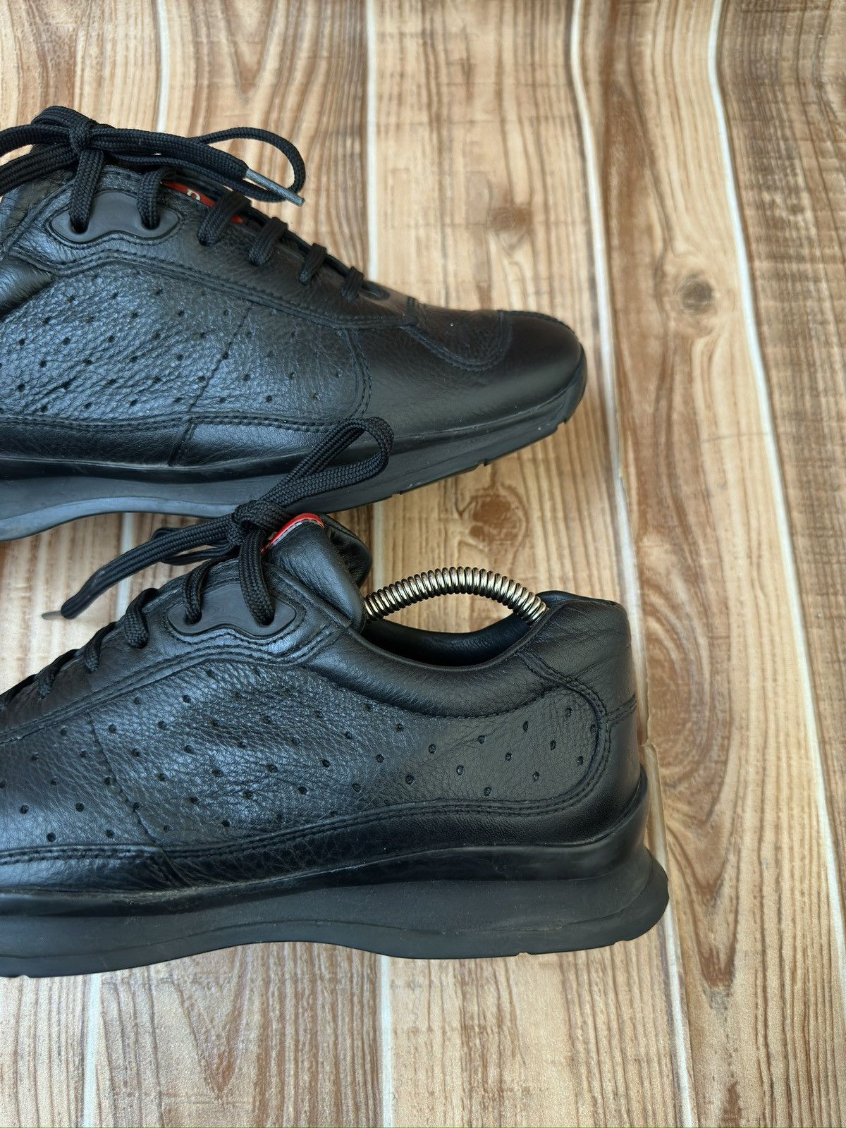 Prada Vintage Prada Sport Allacciata Regata Gym Nero Sneakers. Size US 7.5 / EU 40-41 - 10 Thumbnail