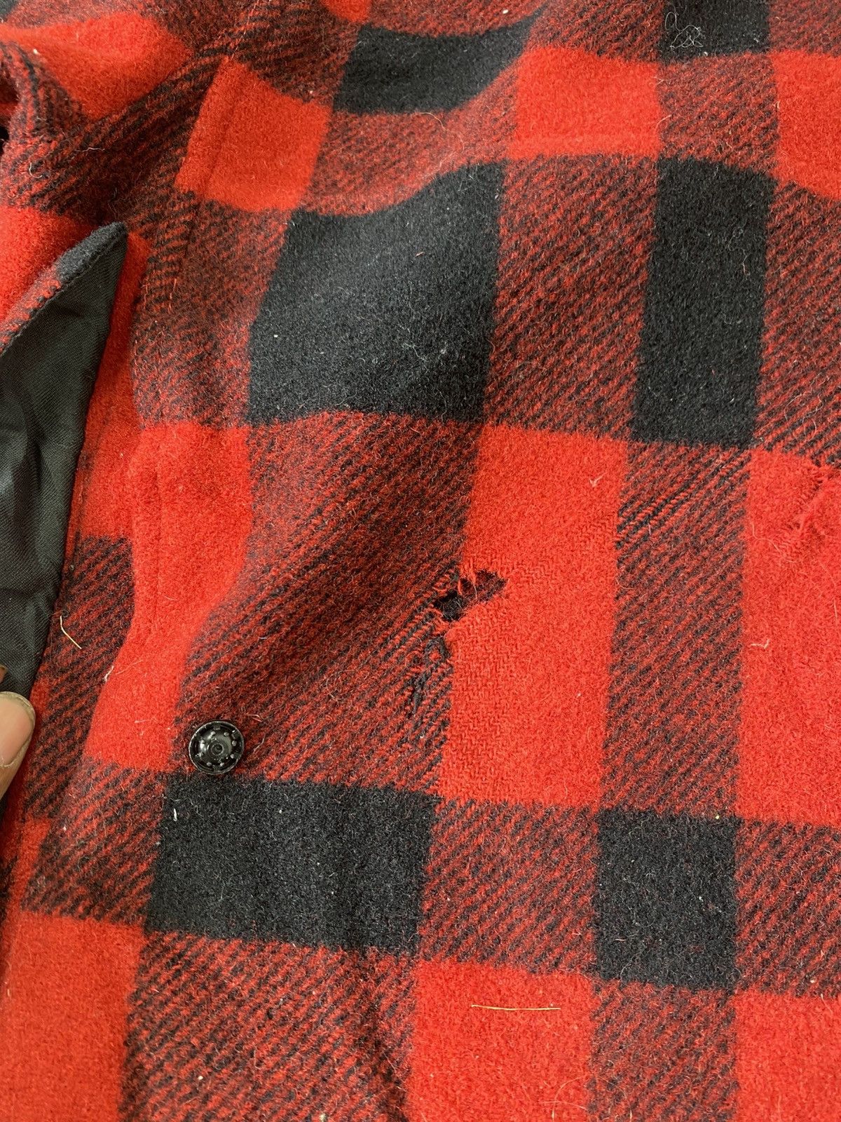 Kent & Curwen Rare Vintage 90s Distressed Kent Wool Chore Jacket Size US L / EU 52-54 / 3 - 17 Thumbnail